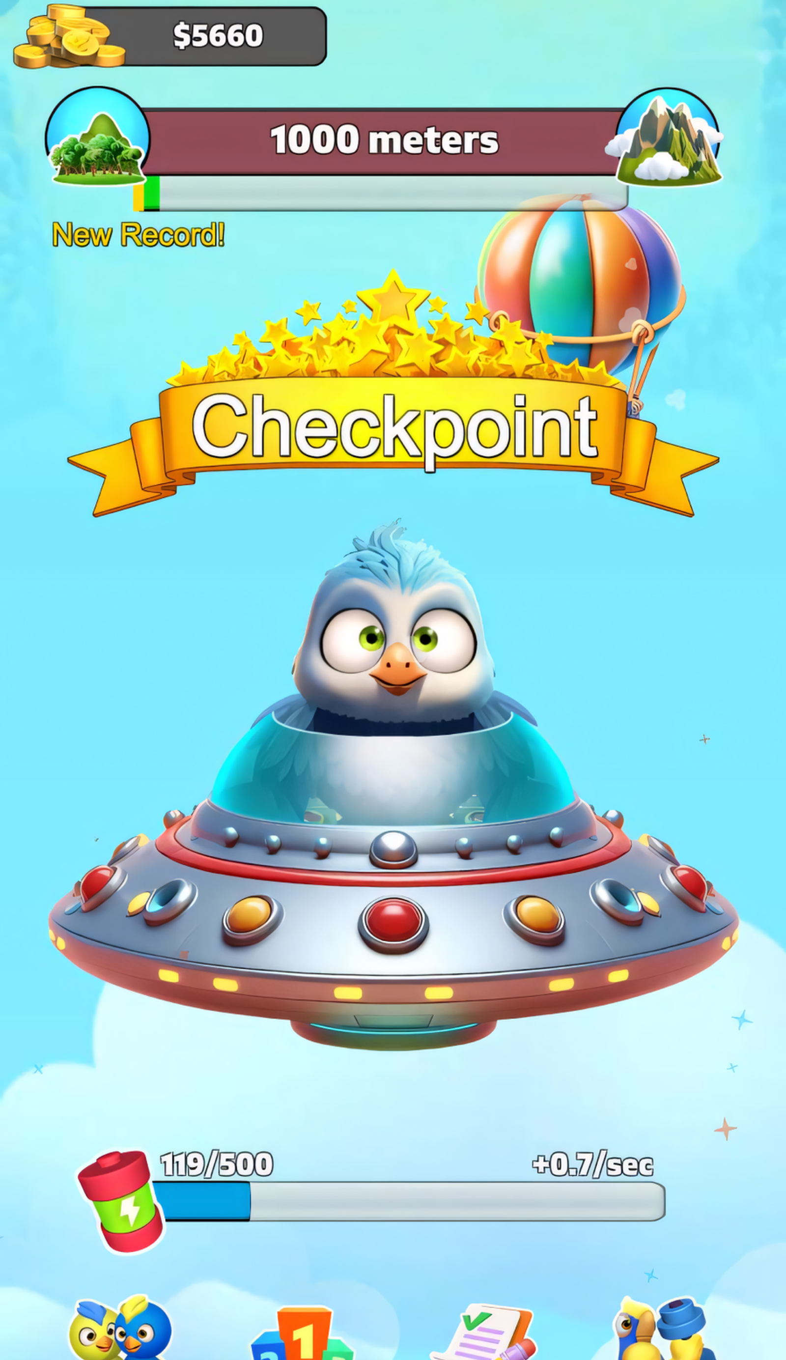 Space Birds в Телеграм — скриншот 3