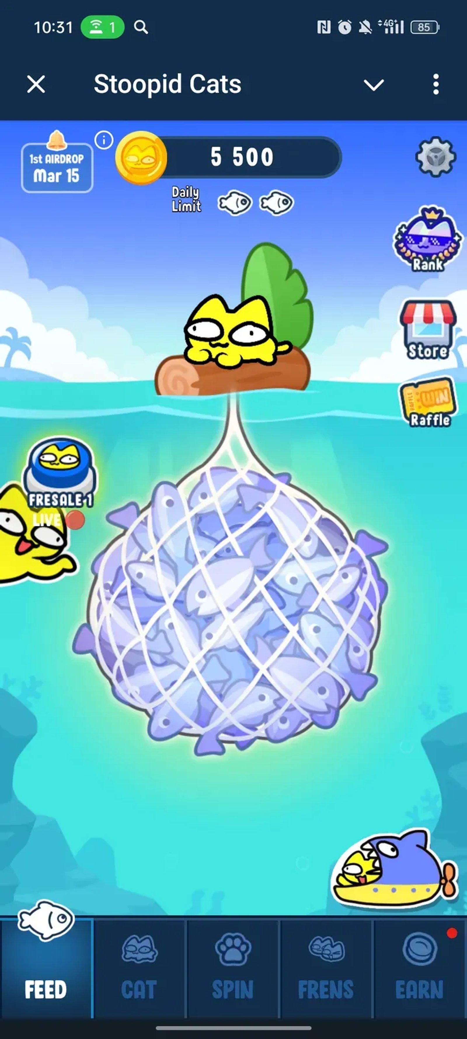 Stoopid Cats в Телеграм — скриншот 1