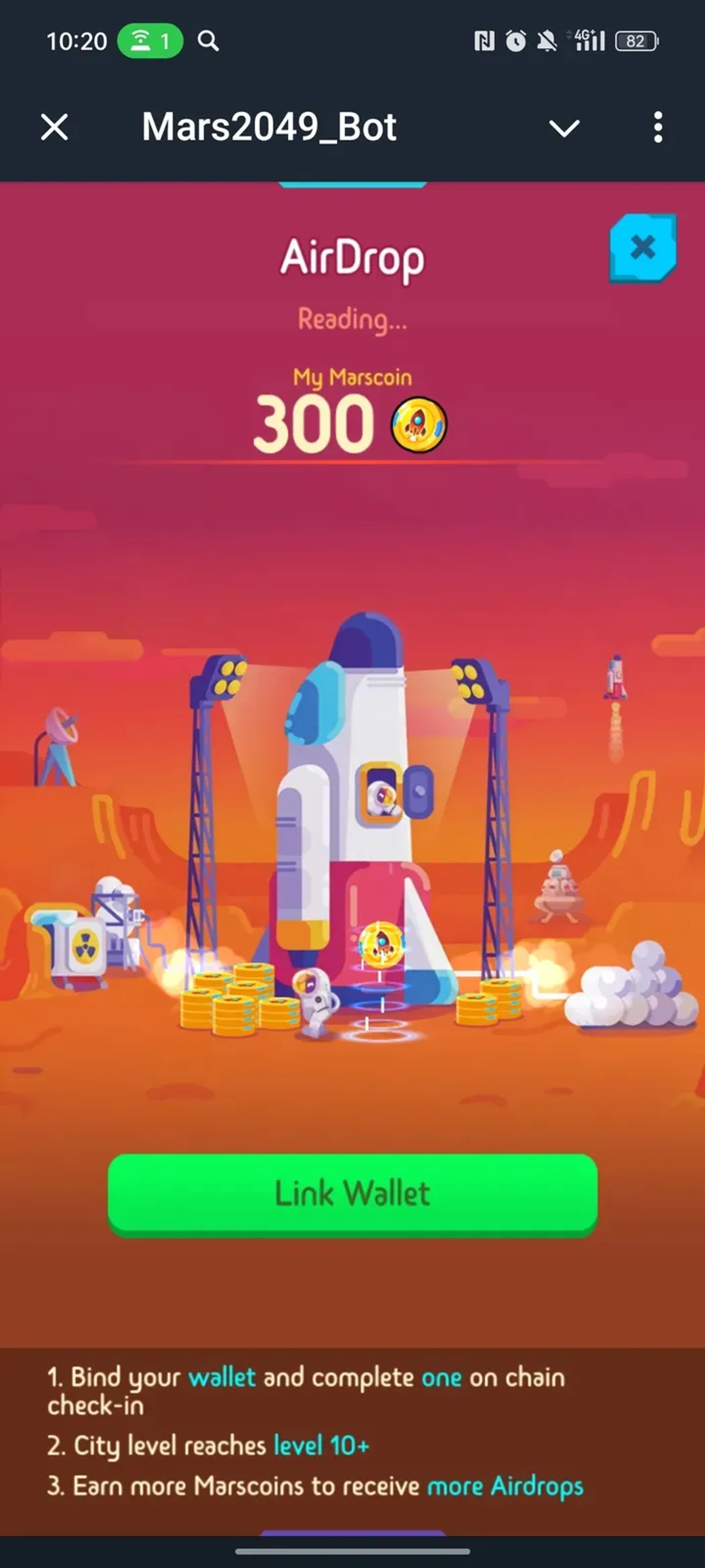 Mars2049_Bot в Телеграм — скриншот 4