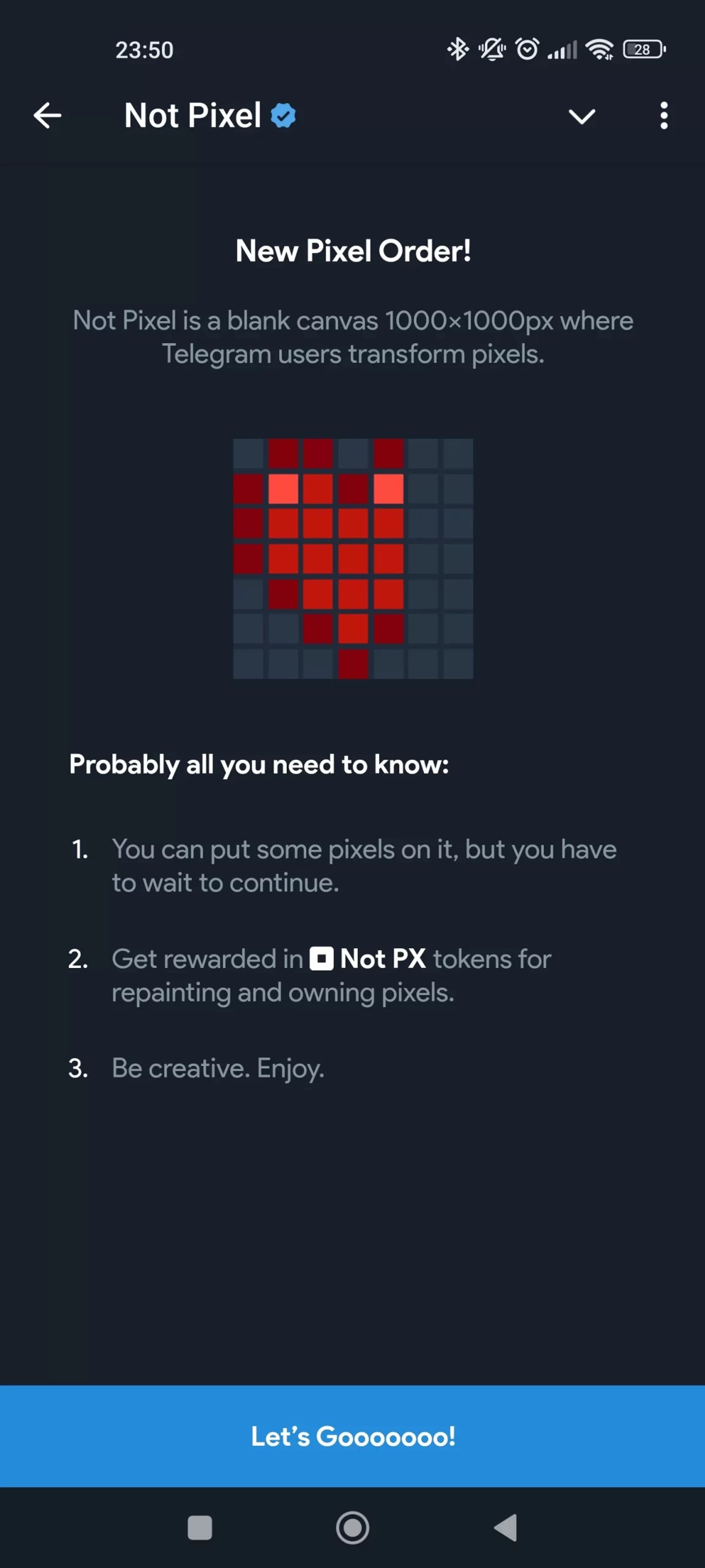 Not Pixel Начало