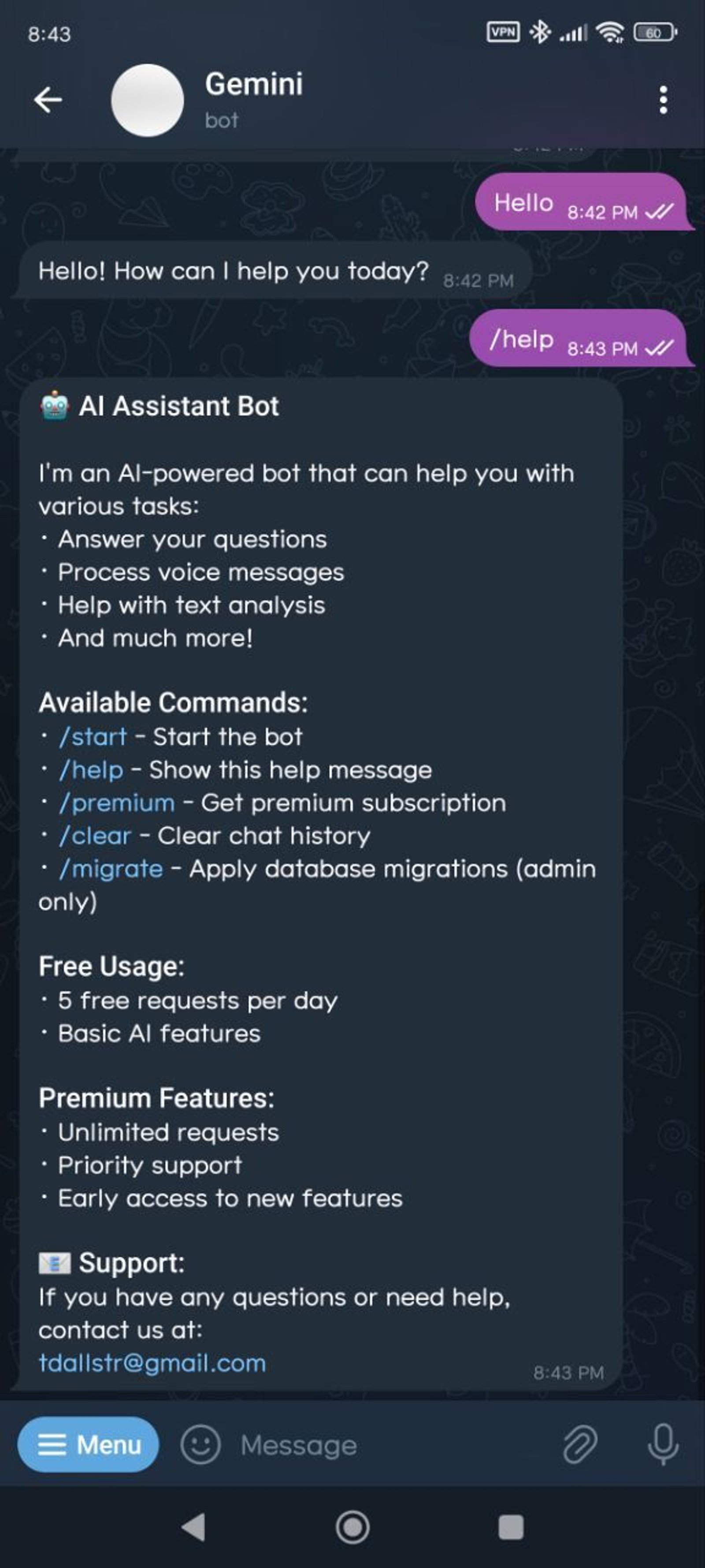 Gemini Telegram Screenshot 4
