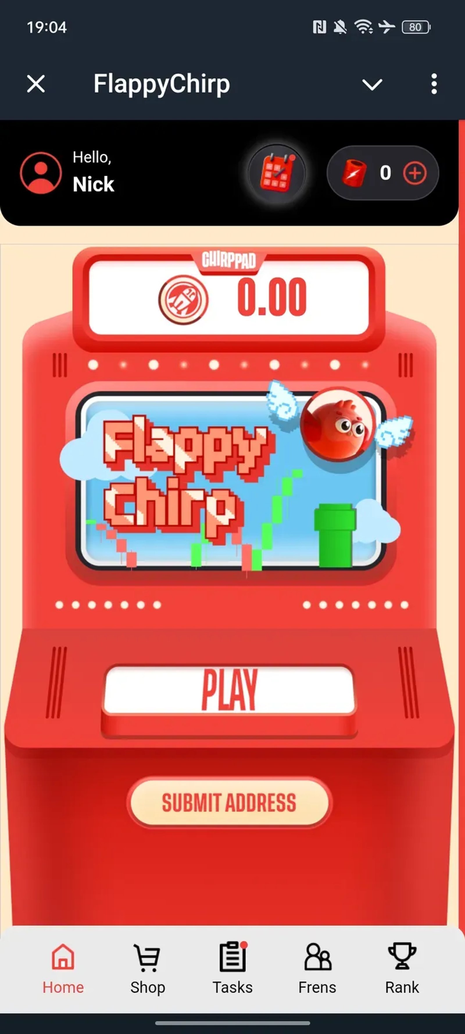 FlappyChirp Telegram Screenshot 1