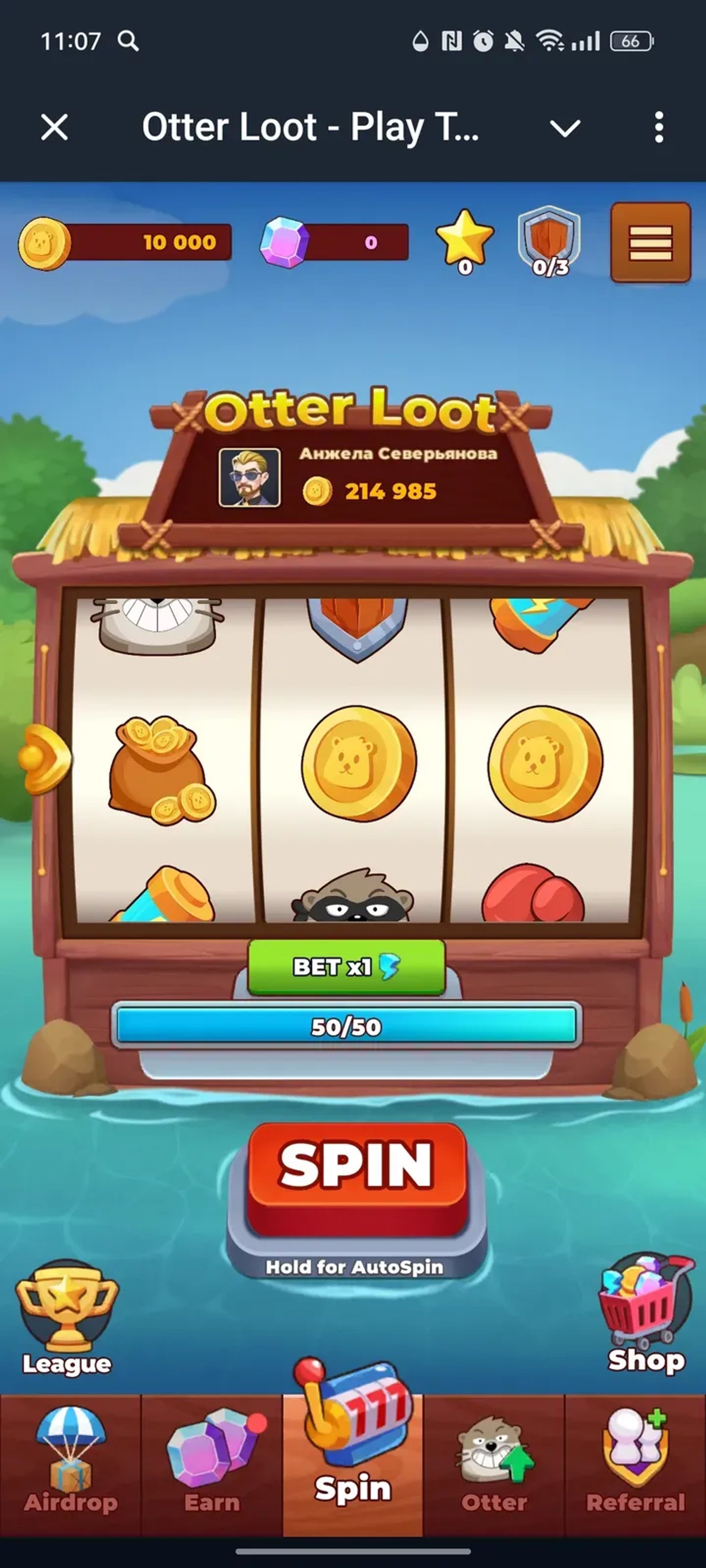 Otter Loot - Play To Airdrop в Телеграм — скриншот 1