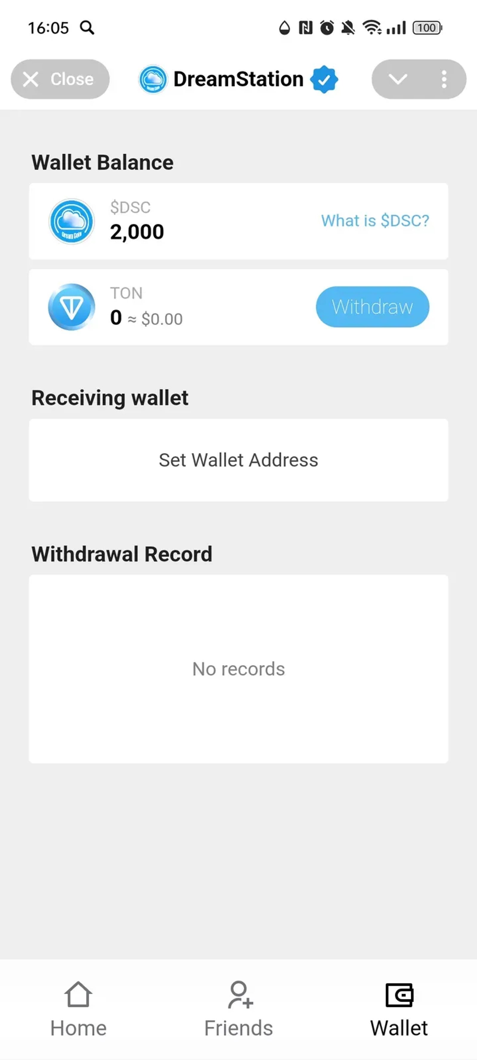 🎰DreamStation App в Телеграм — скриншот 3
