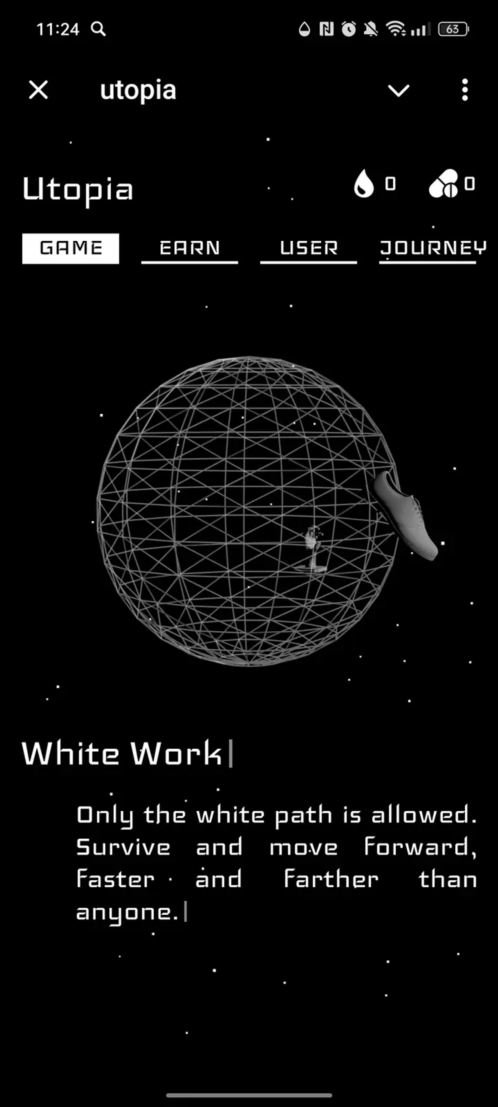 utopia в Телеграм — скриншот 1