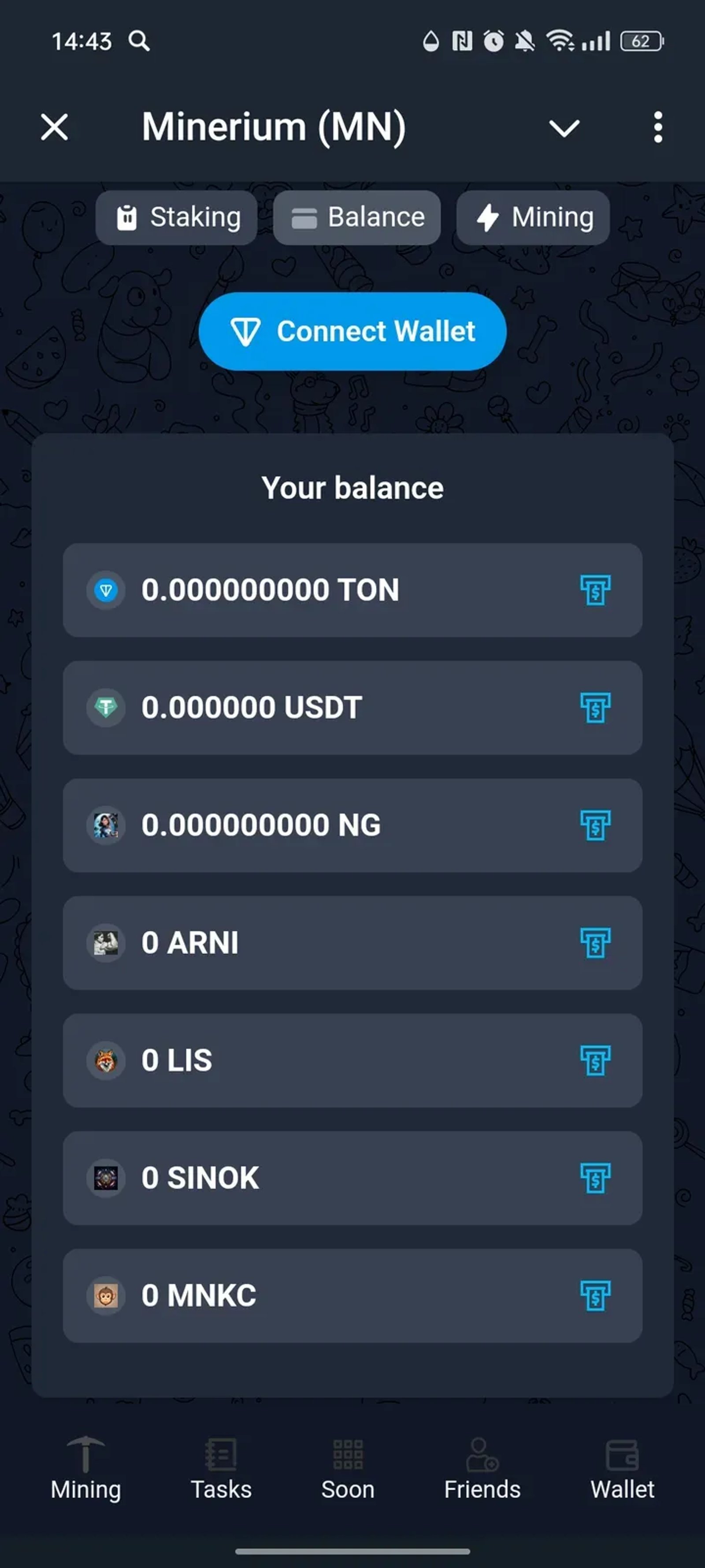 Minerium (MN) Telegram Screenshot 2