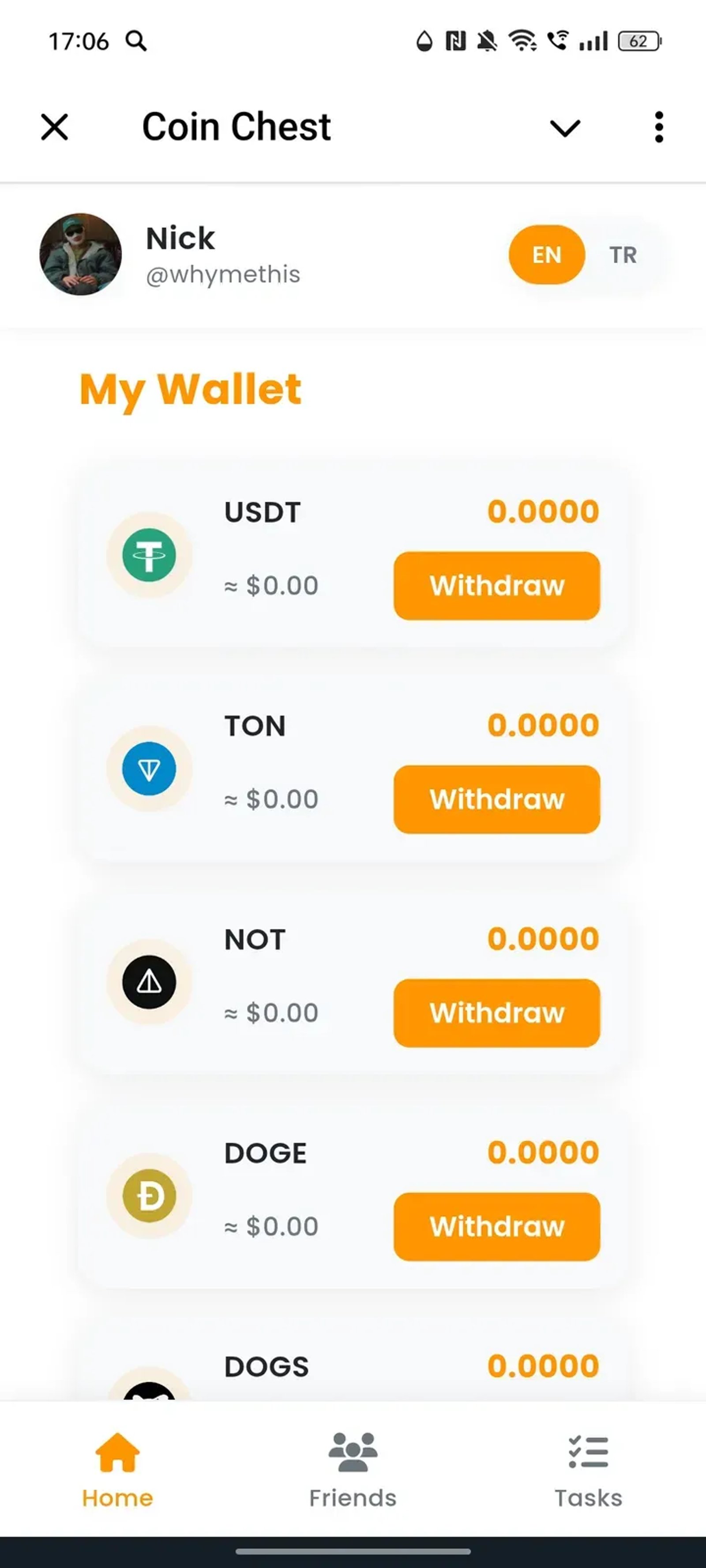 Coin Chest в Телеграм — скриншот 2