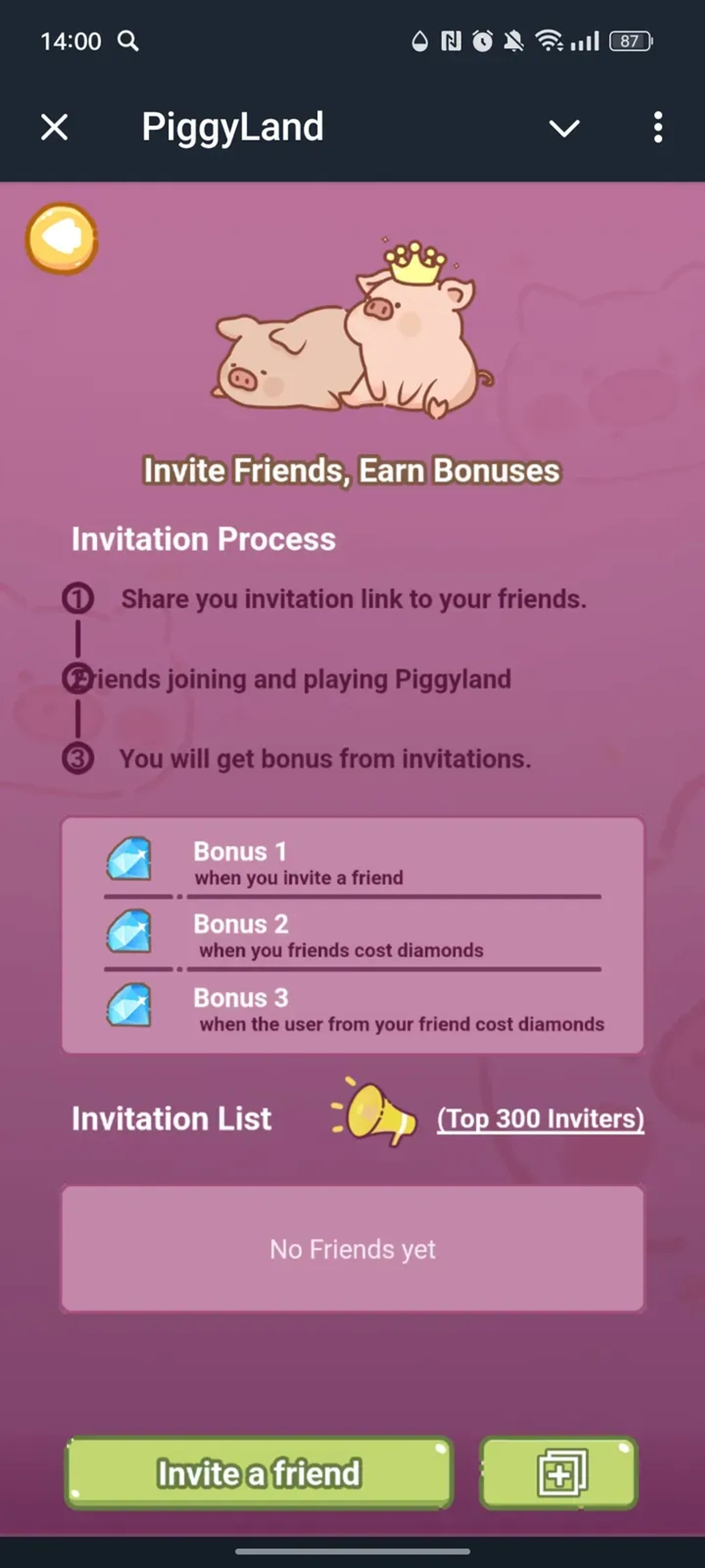 PiggyLand в Телеграм — скриншот 4