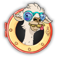 Crazy Llama Farm Logo Telegram