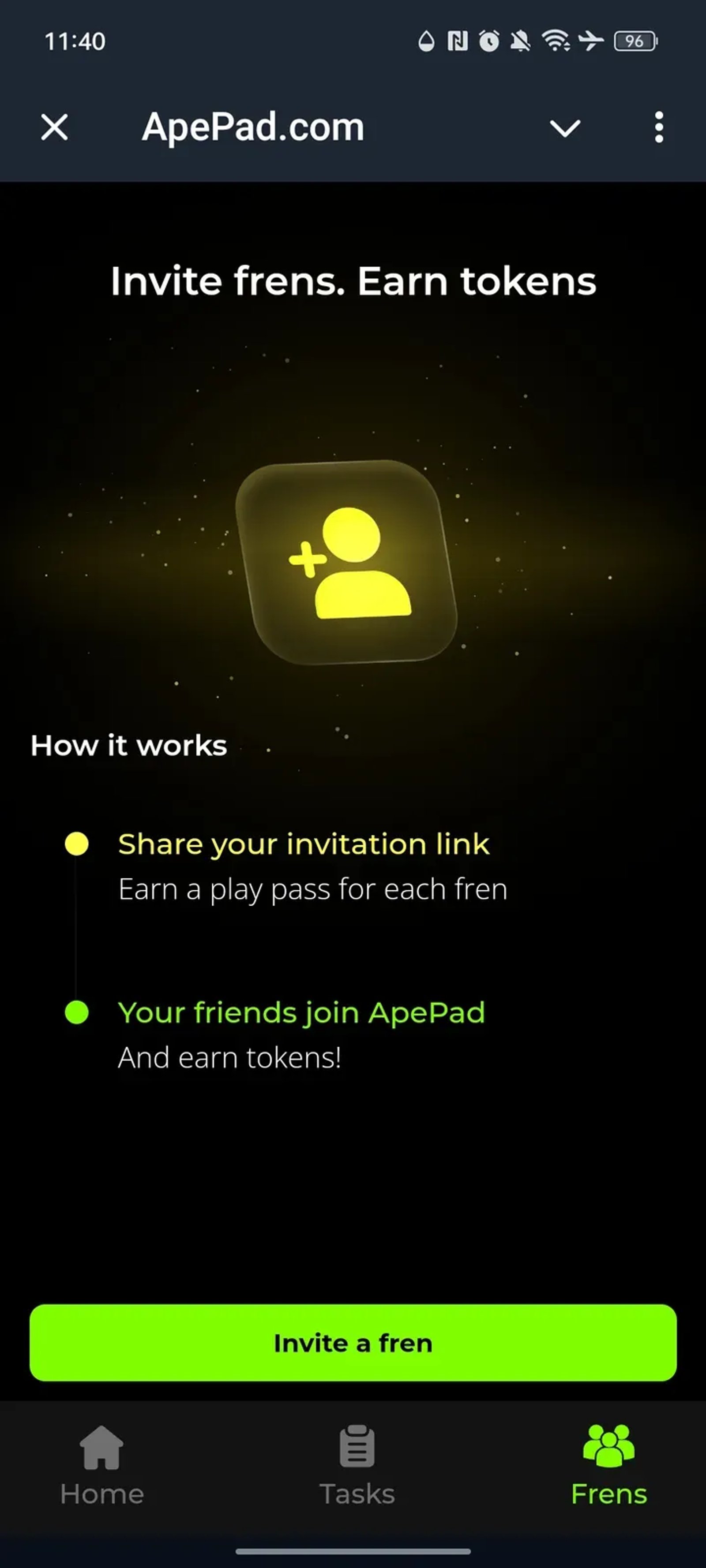 ApePad.com в Телеграм — скриншот 4