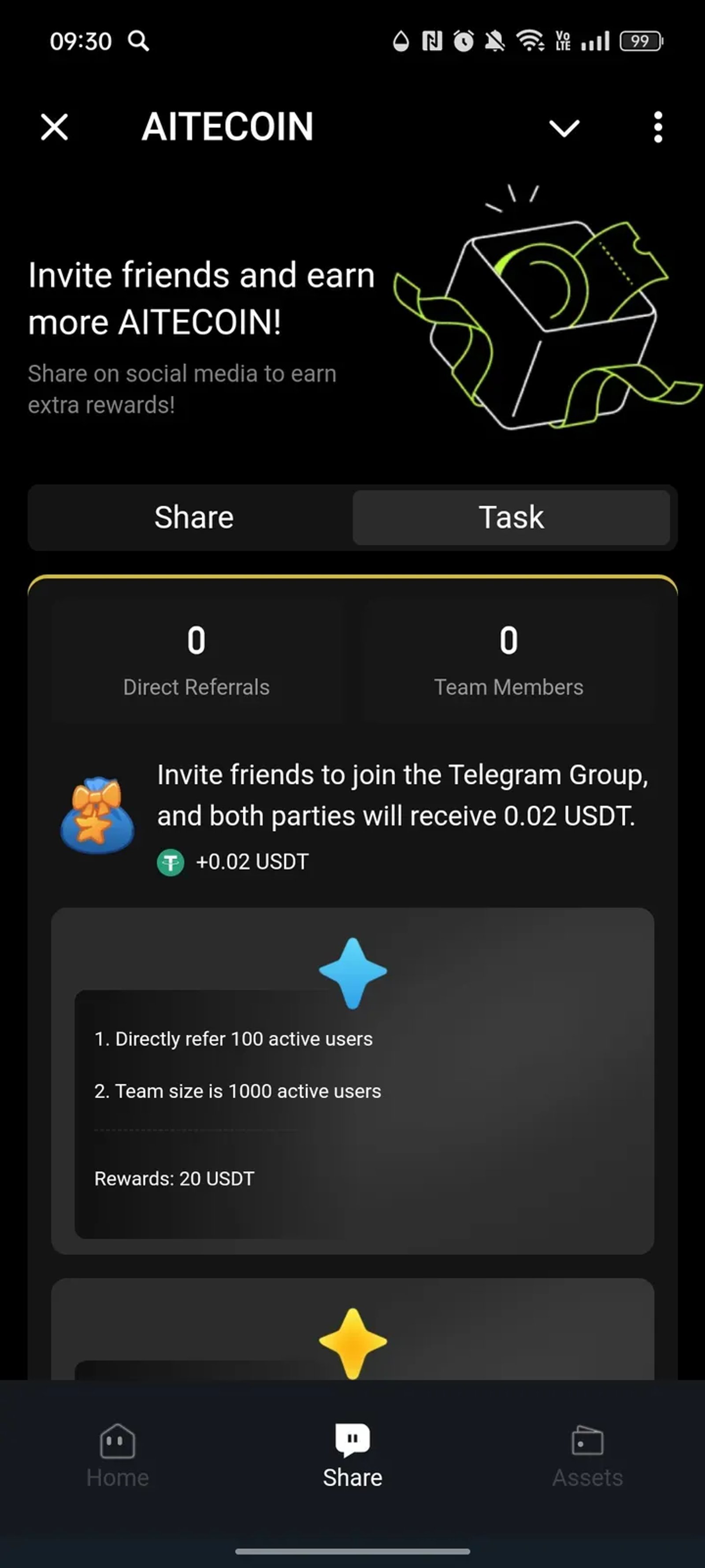 AITECOIN в Телеграм — скриншот 3