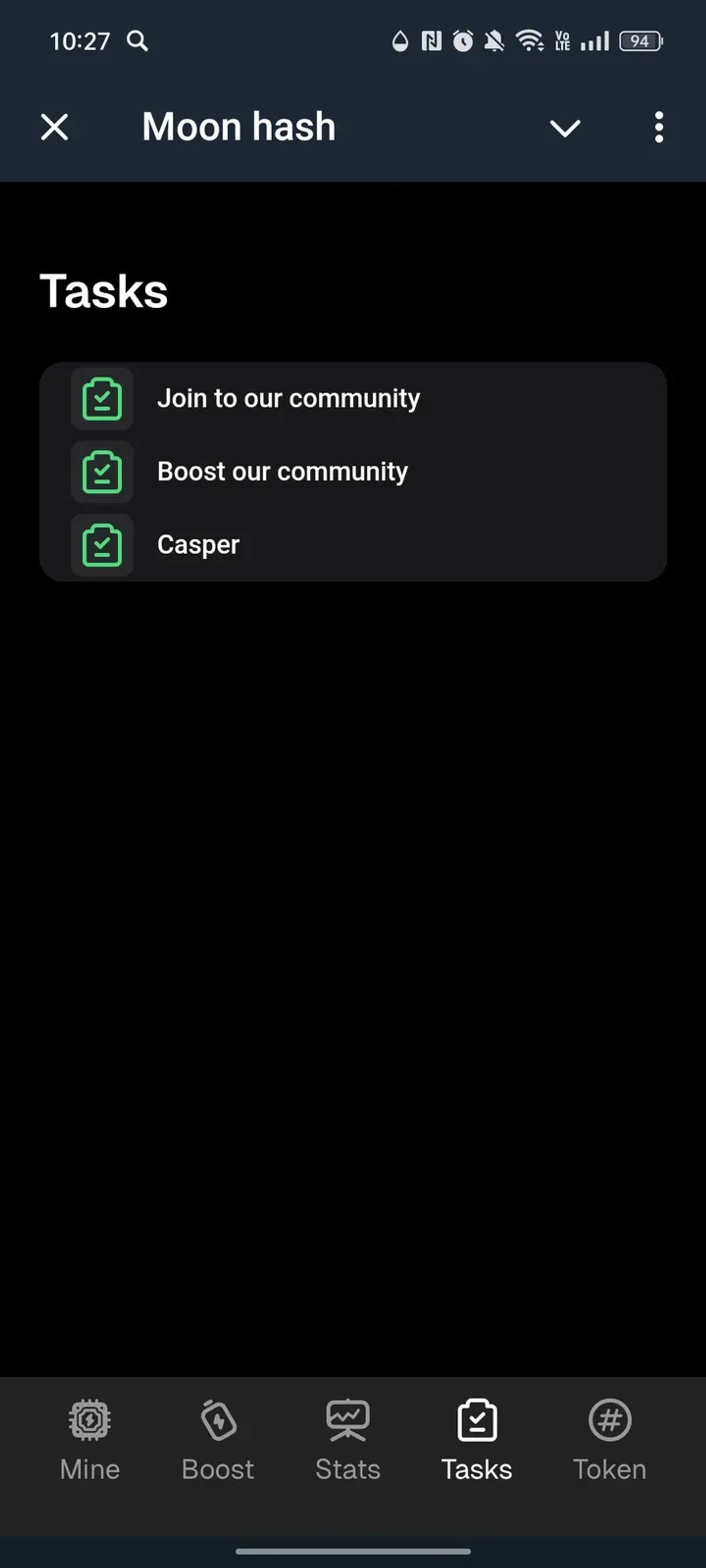 Moon hash в Телеграм — скриншот 4