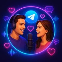 DatingVoice_bot Telegram Logo DatingVoice_bot Telegram Logo