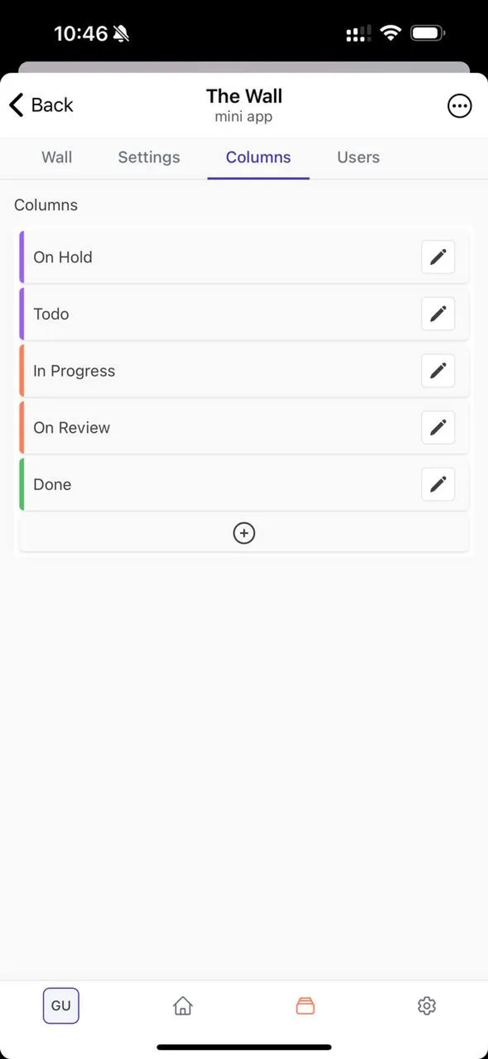 The Wall | Task Manager в Телеграм — скриншот 4
