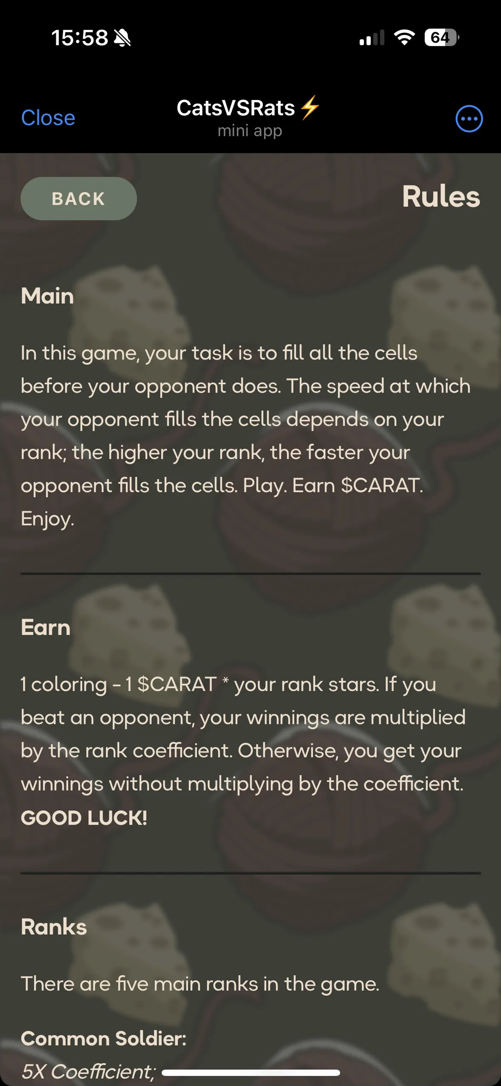 CatsVSRats🔥 Telegram Screenshot 4