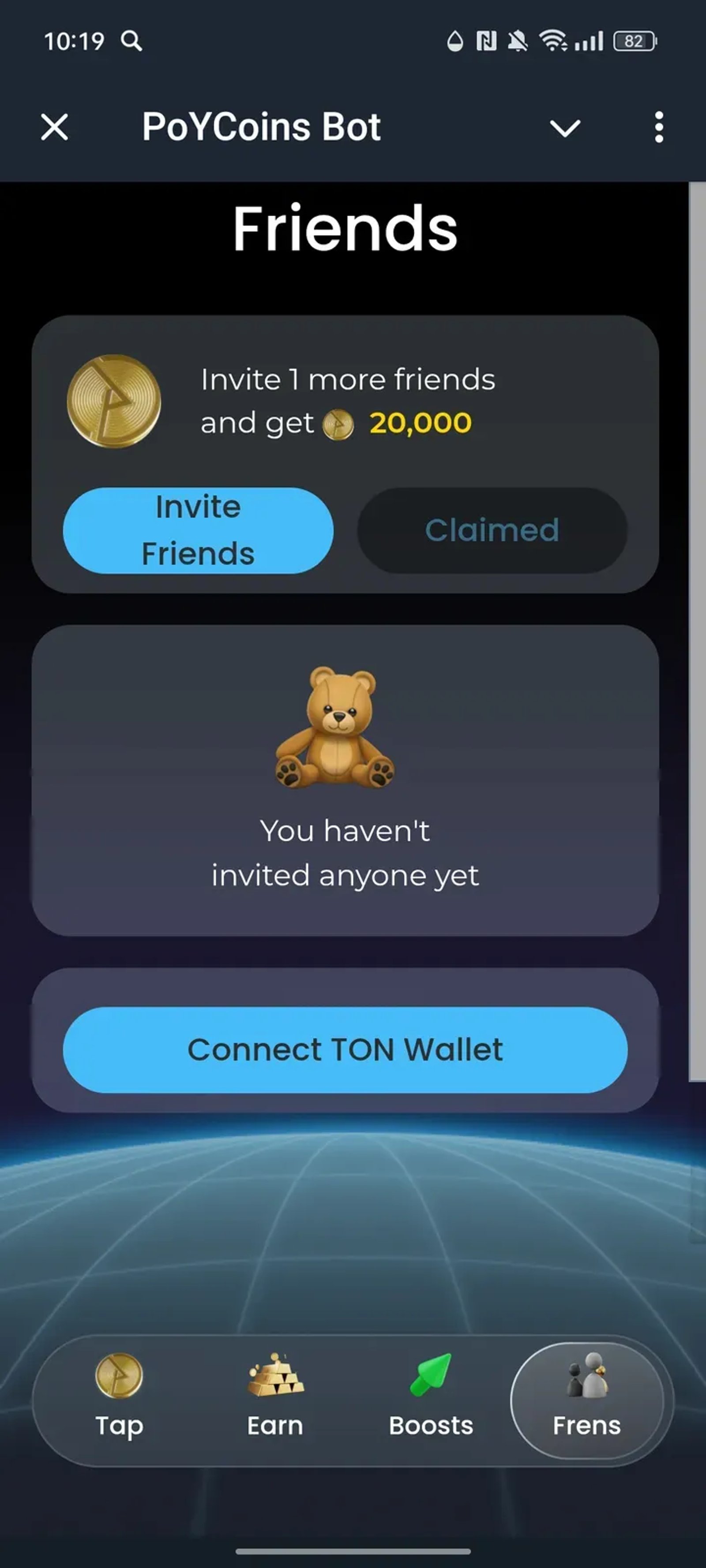 PoYCoins Bot в Телеграм — скриншот 4