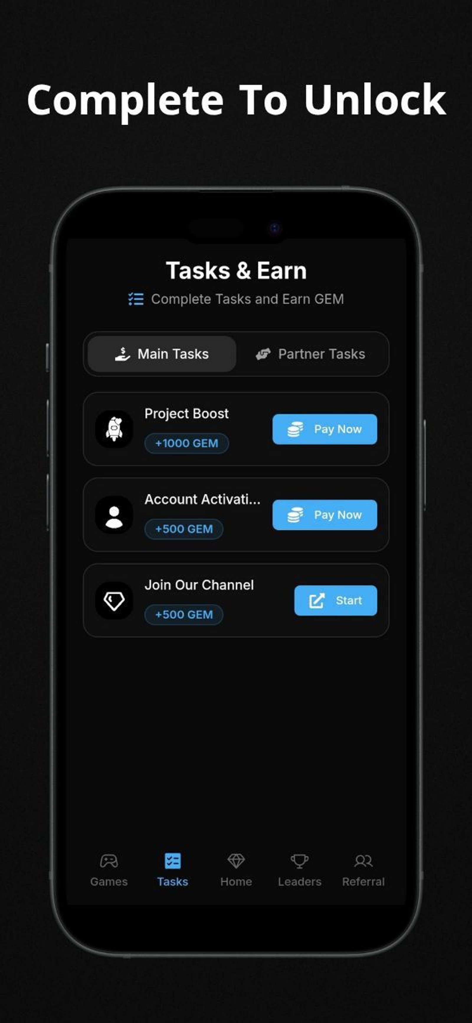 Gem Farming в Телеграм — скриншот 3