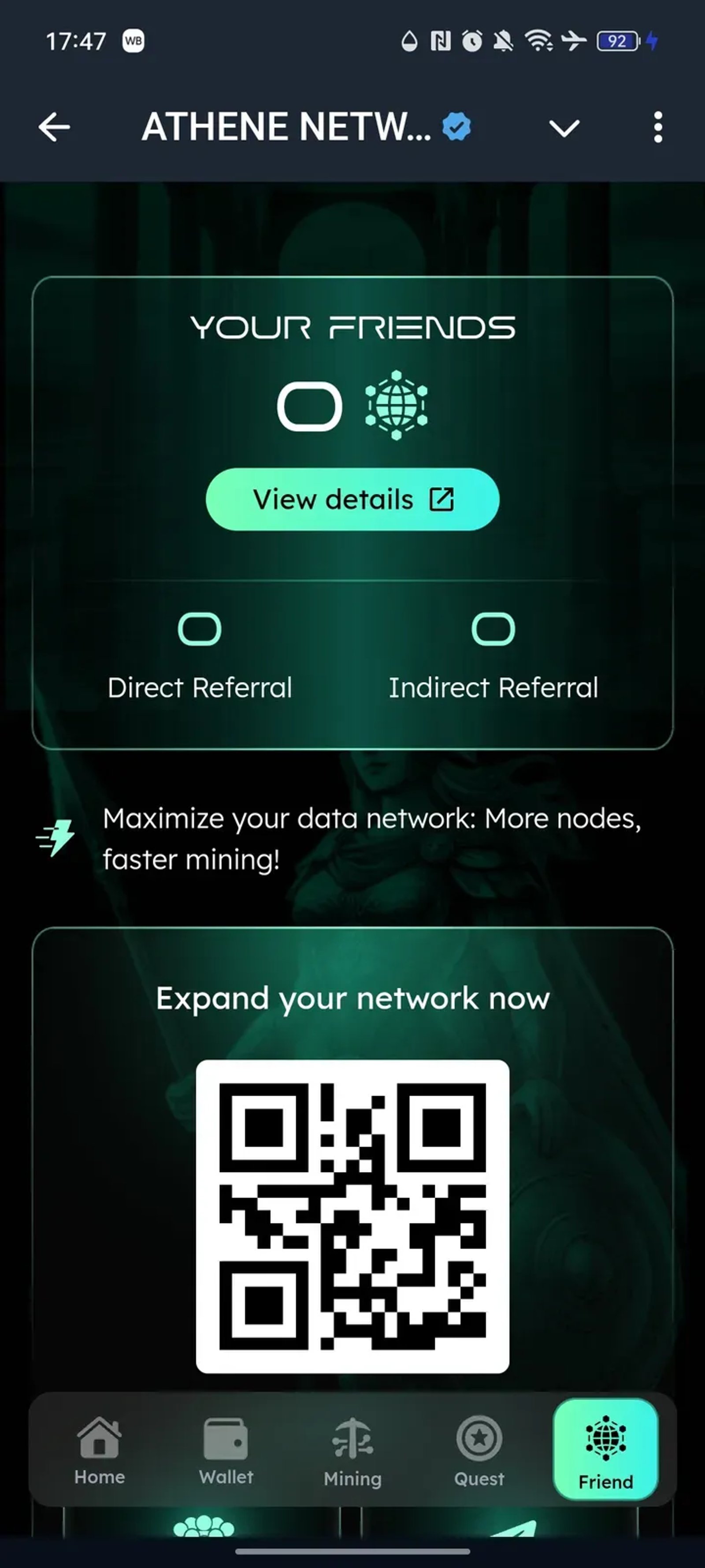 ATHENE NETWORK в Телеграм — скриншот 5