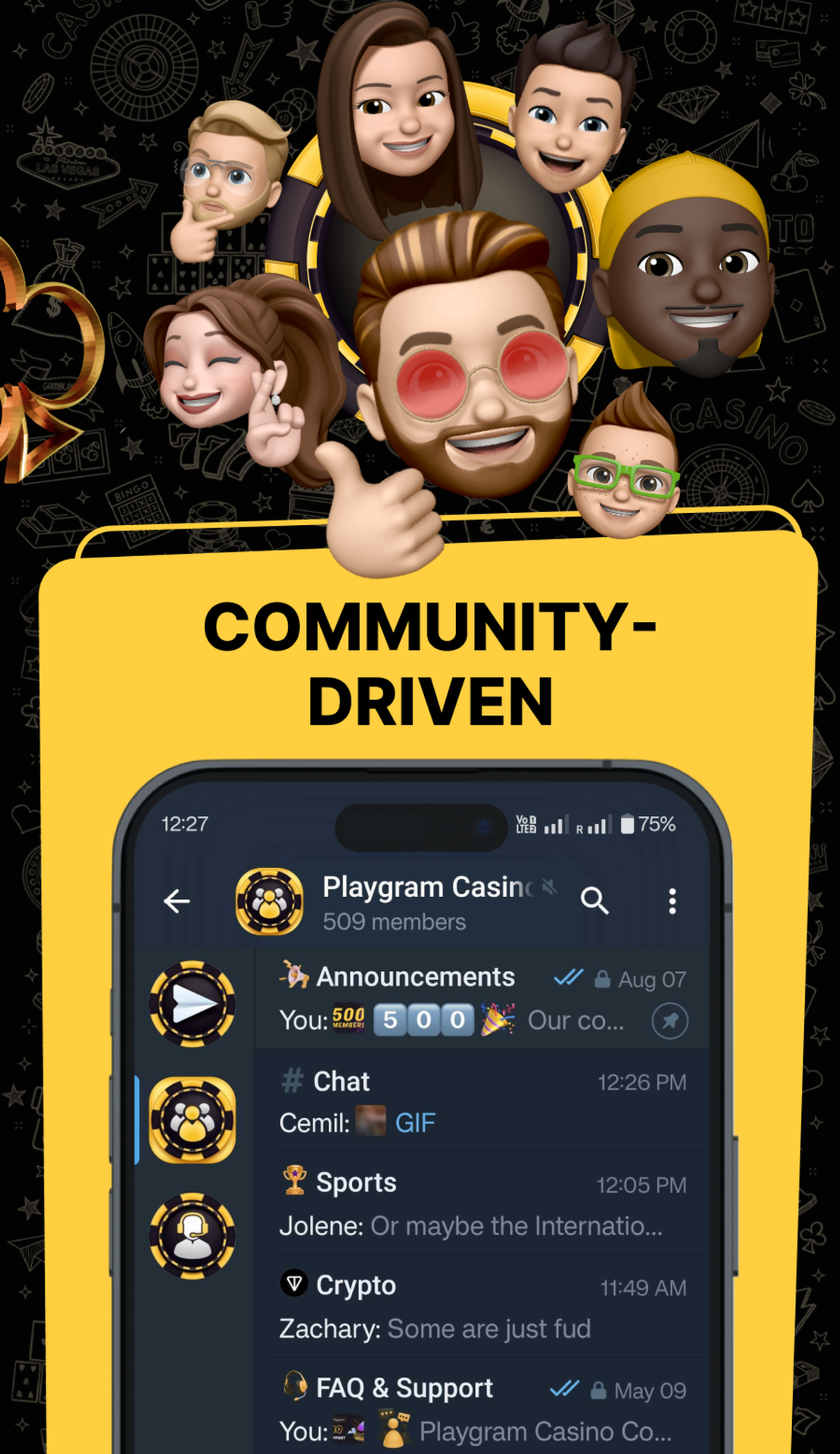 Playgram Casino π° Telegram Screenshot 5