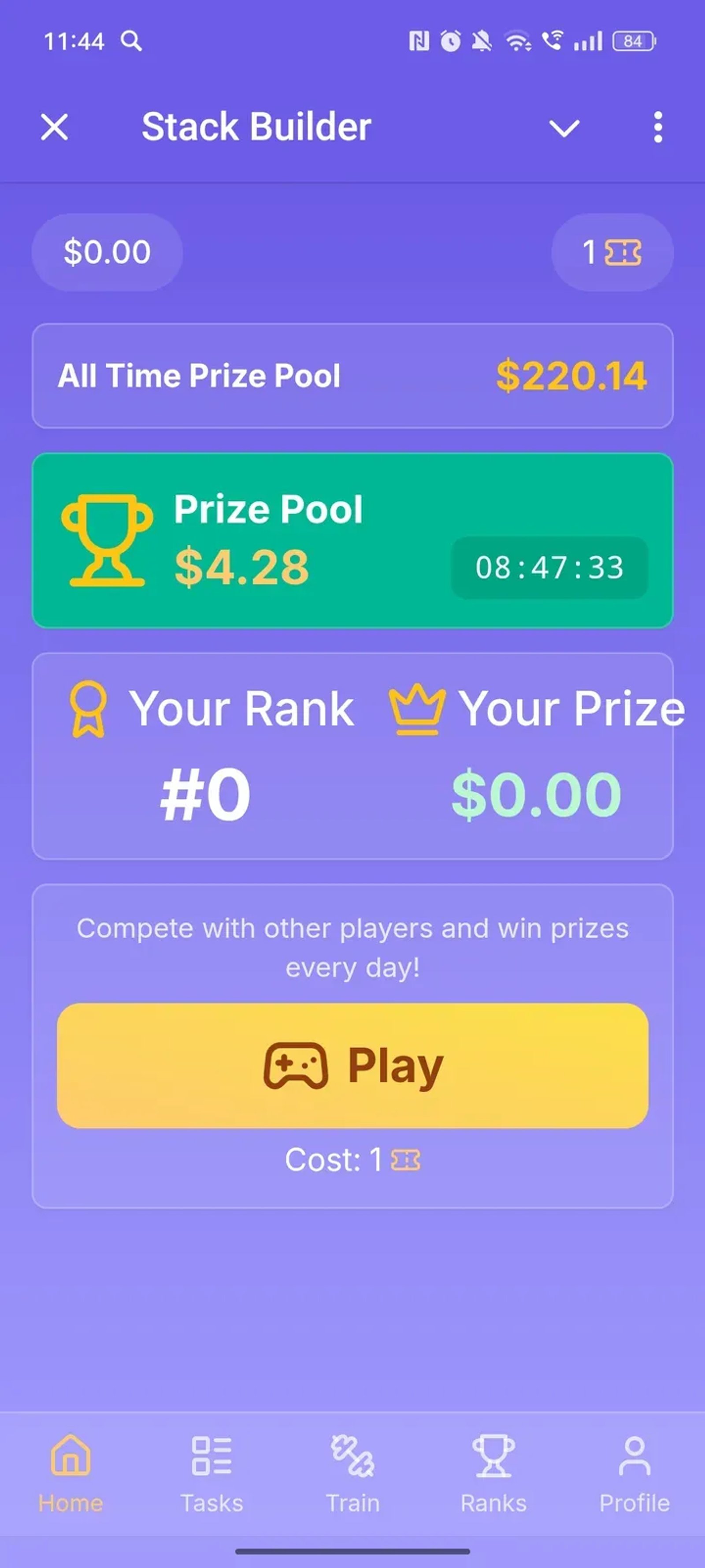 Stack Builder в Телеграм — скриншот 1