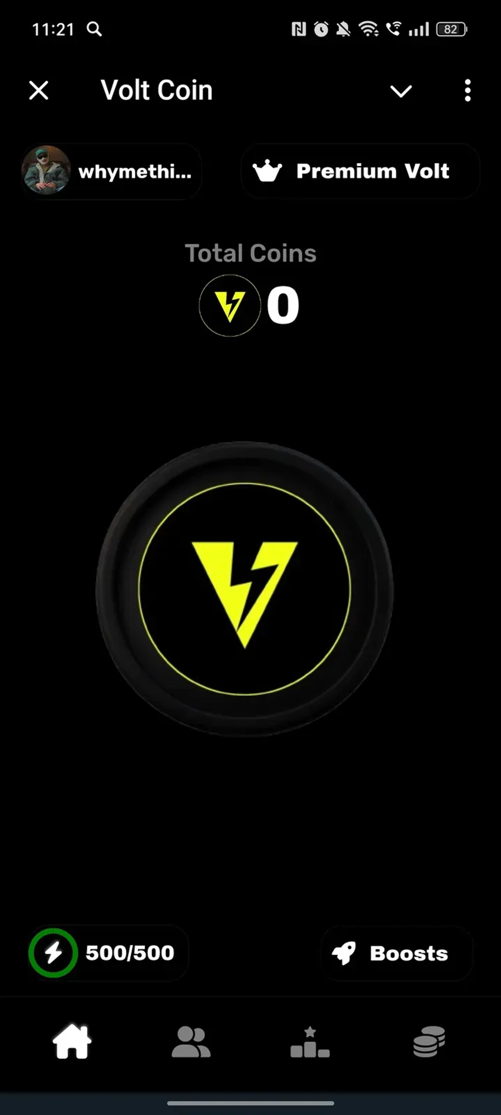 Volt Coin в Телеграм — скриншот 1