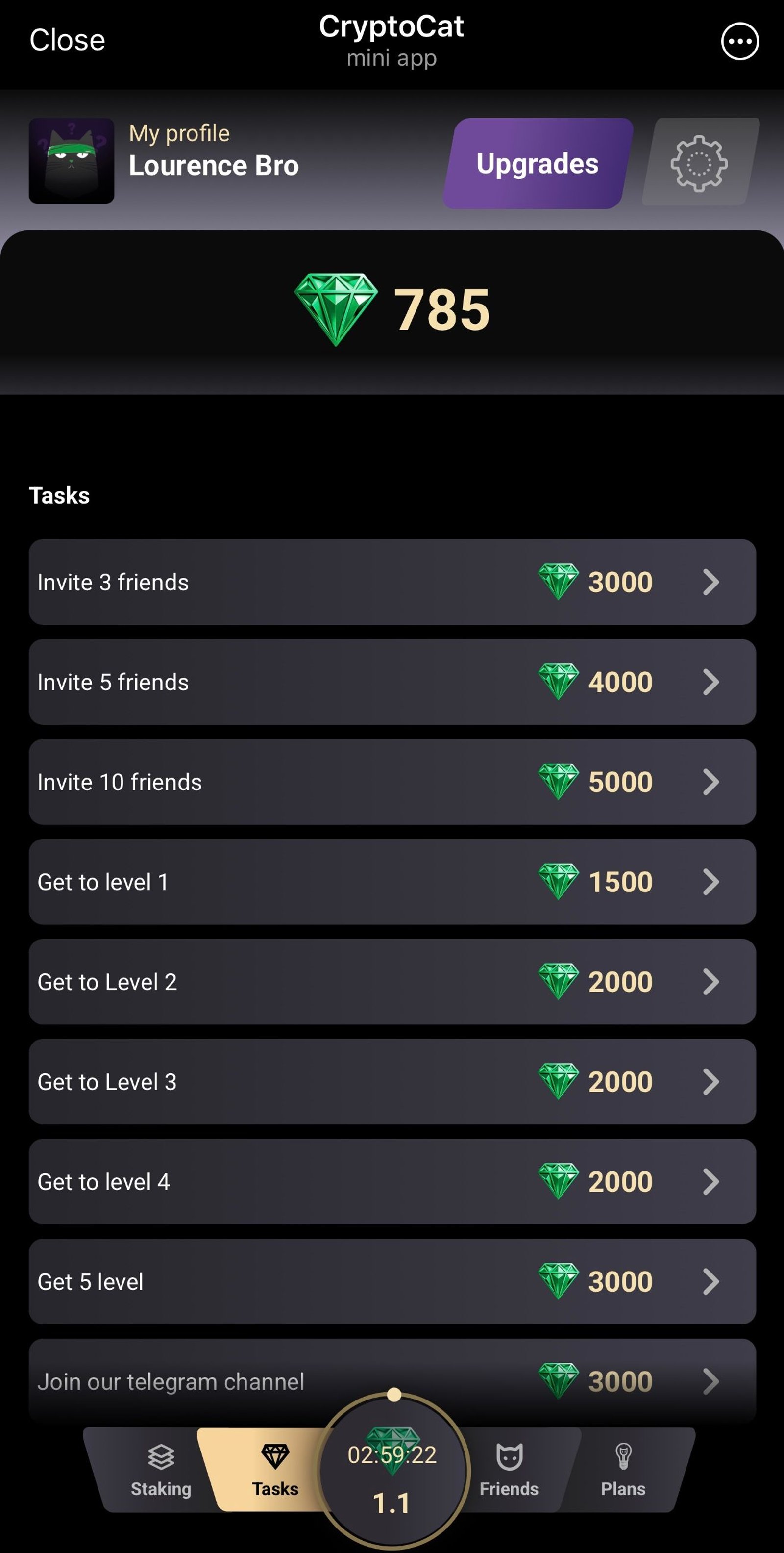 CryptoCat в Телеграм — скриншот 5