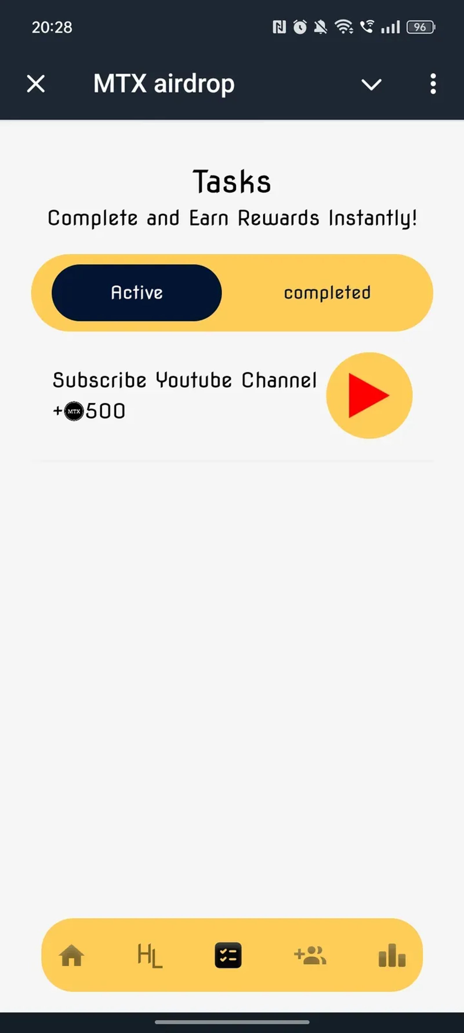 MTX airdrop Telegram Screenshot 3