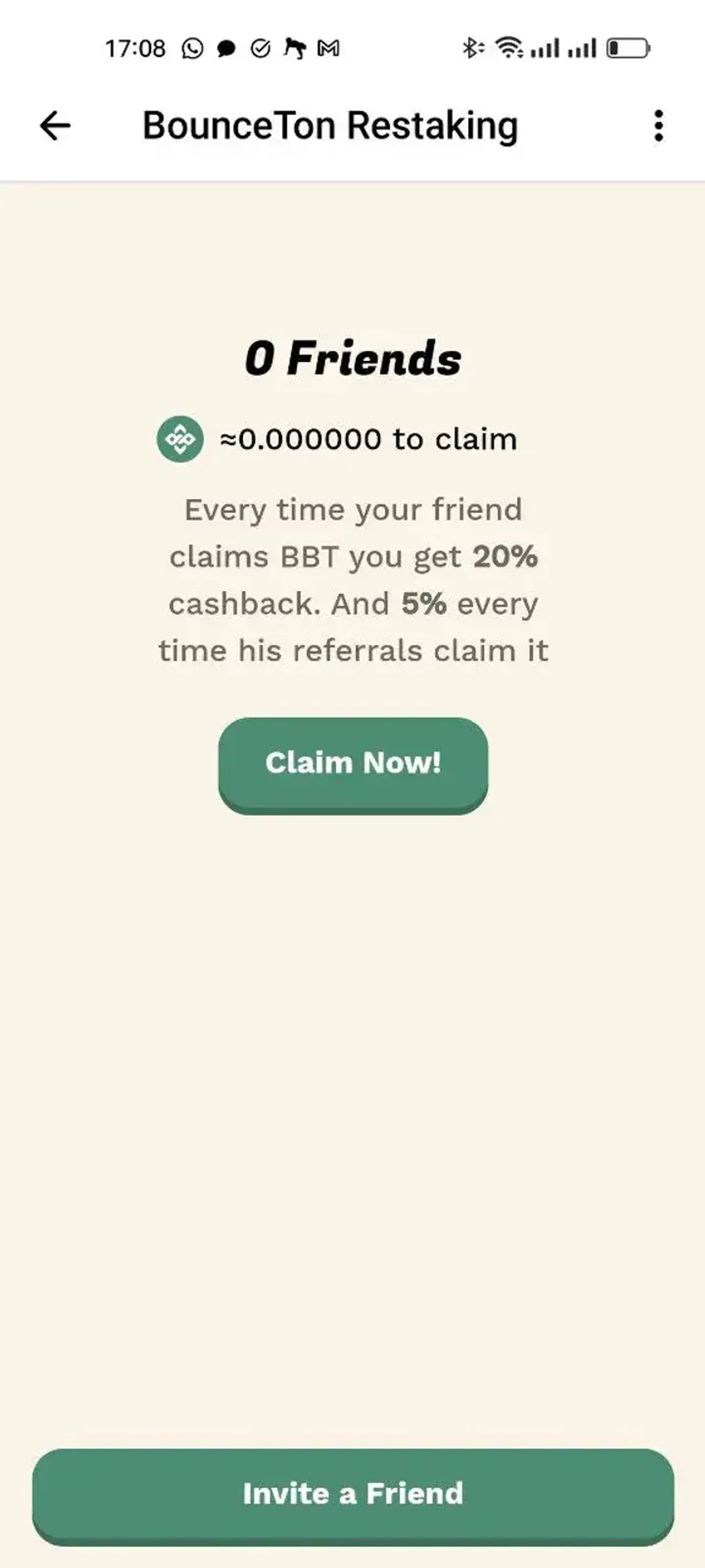 BounceTon Restaking в Телеграм — скриншот 5