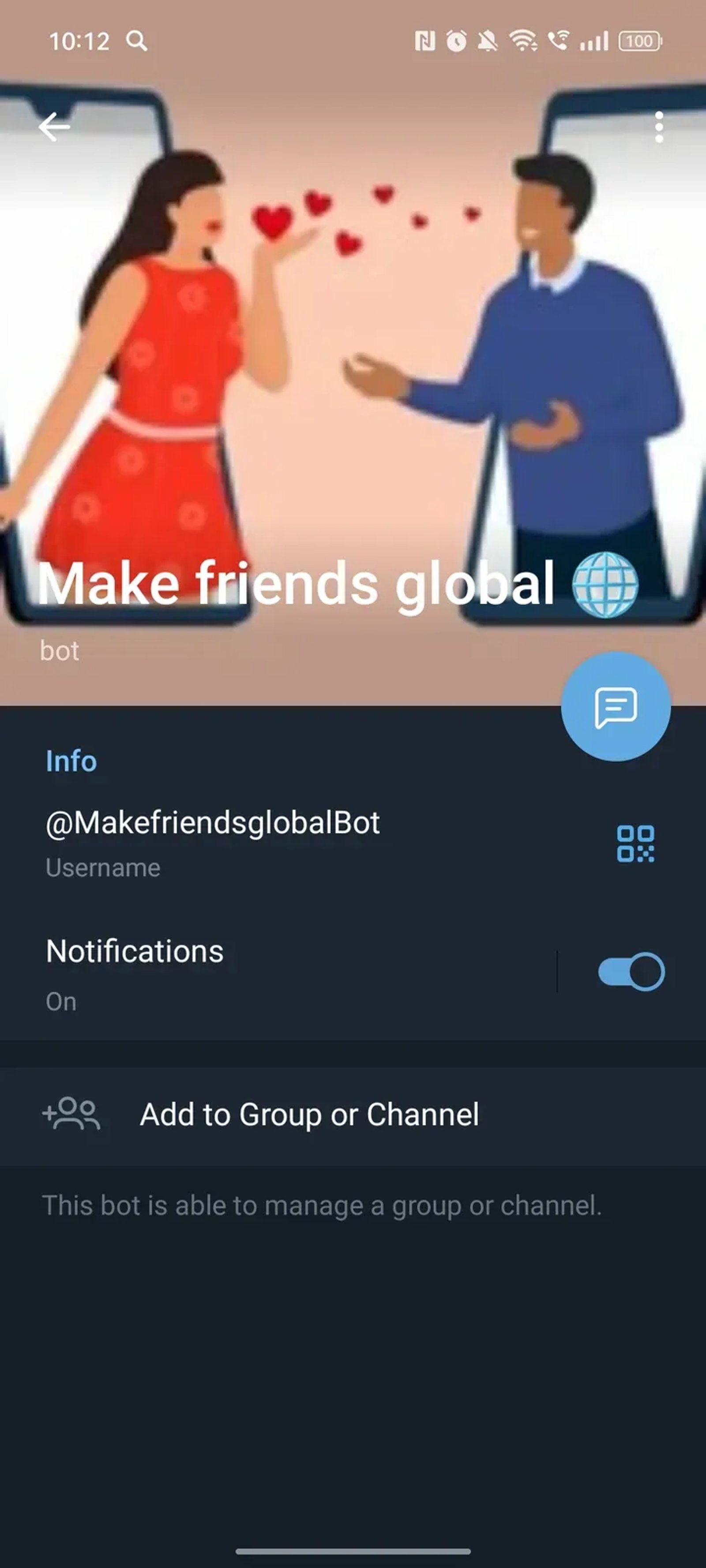 Make friends global 🌐 в Телеграм — скриншот 4