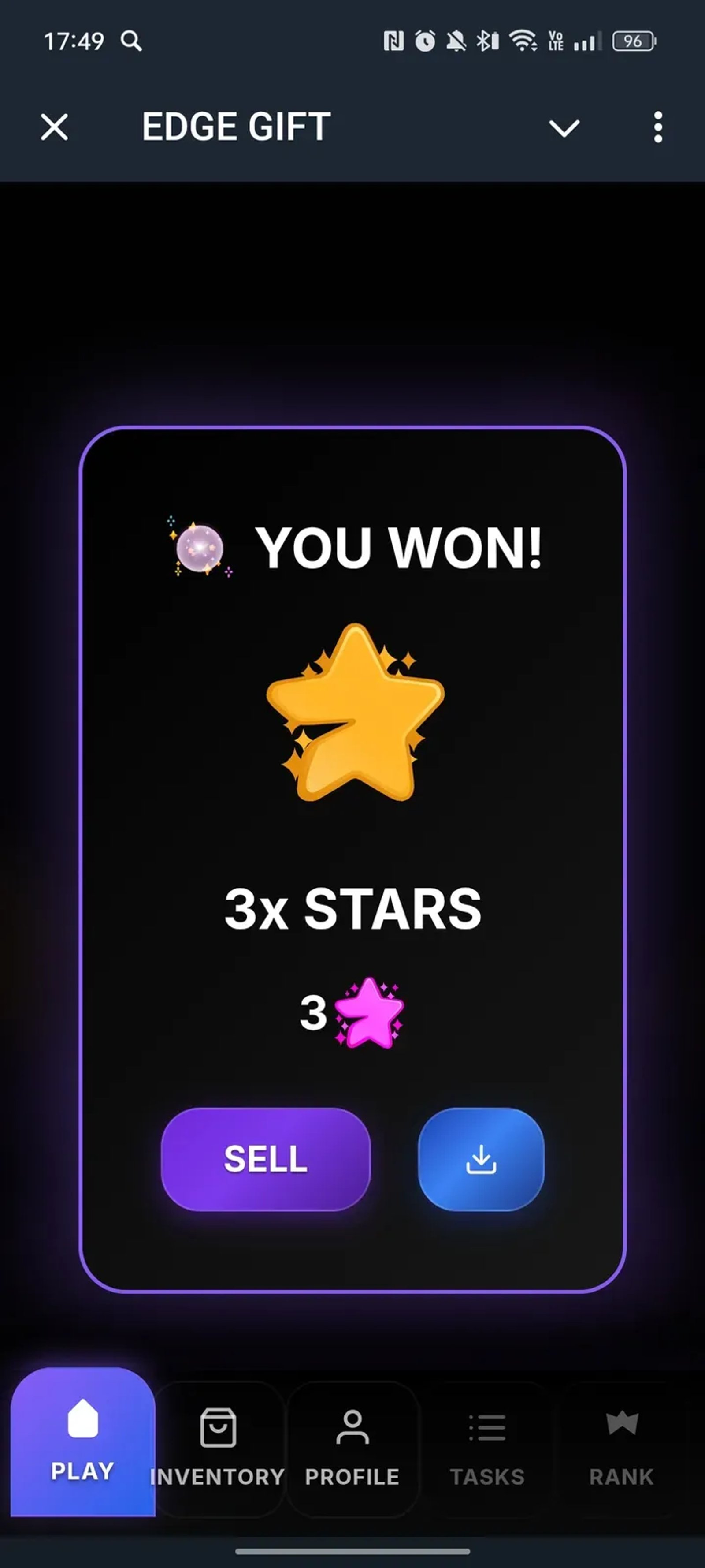 EDGE GIFT Telegram Screenshot 4