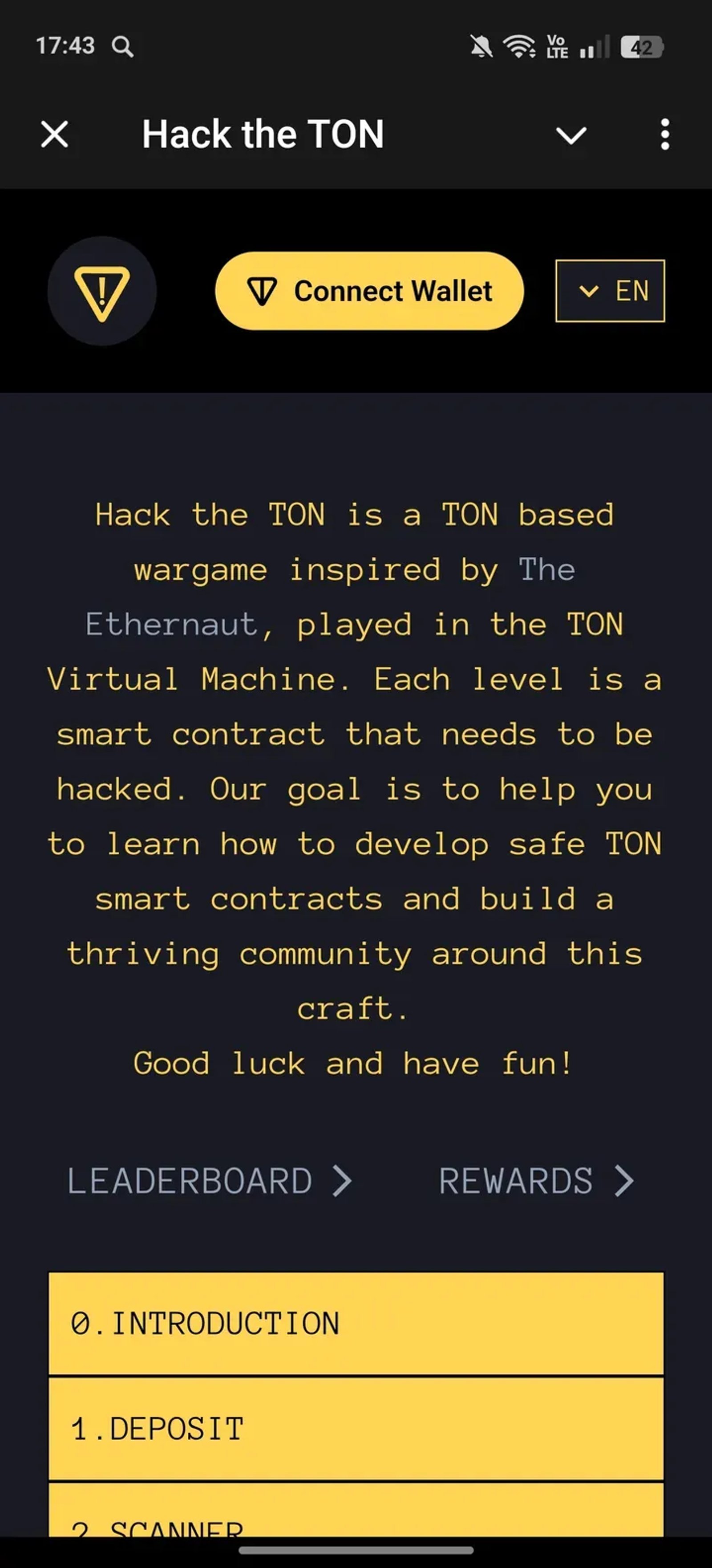 Hack the TON Telegram Screenshot 1