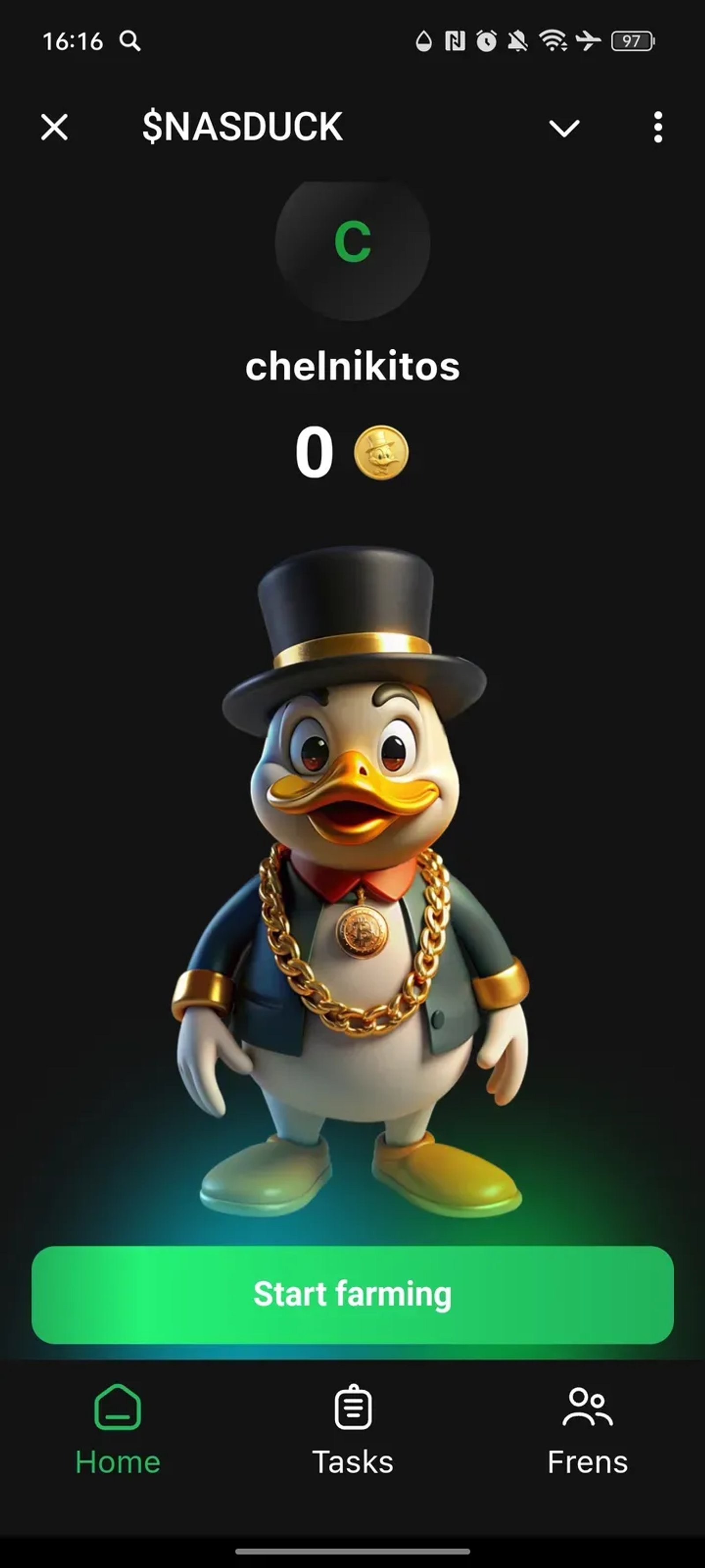 $NASDUCK в Телеграм — скриншот 1