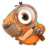 Stickers Search Telegram Logo