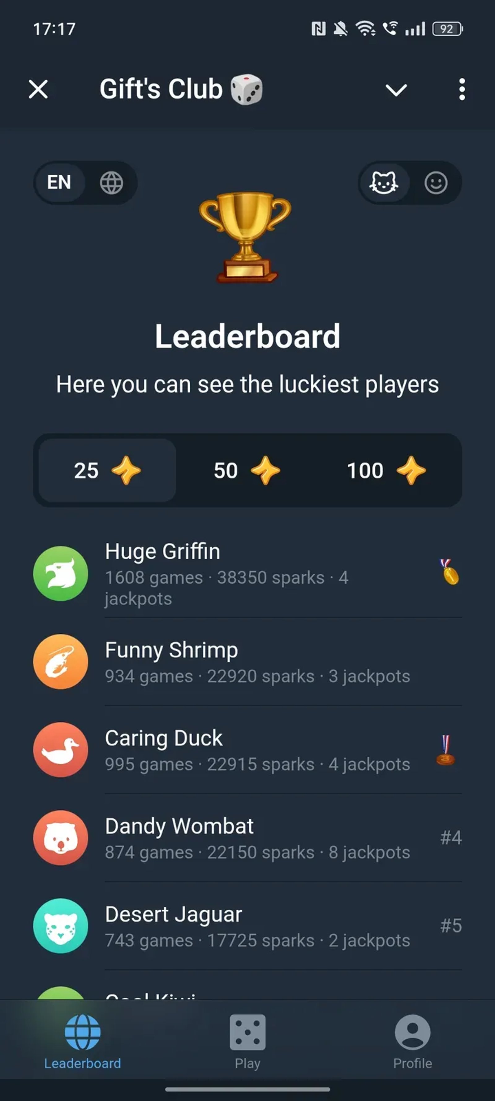 ^giftsclub Telegram Screenshot 2