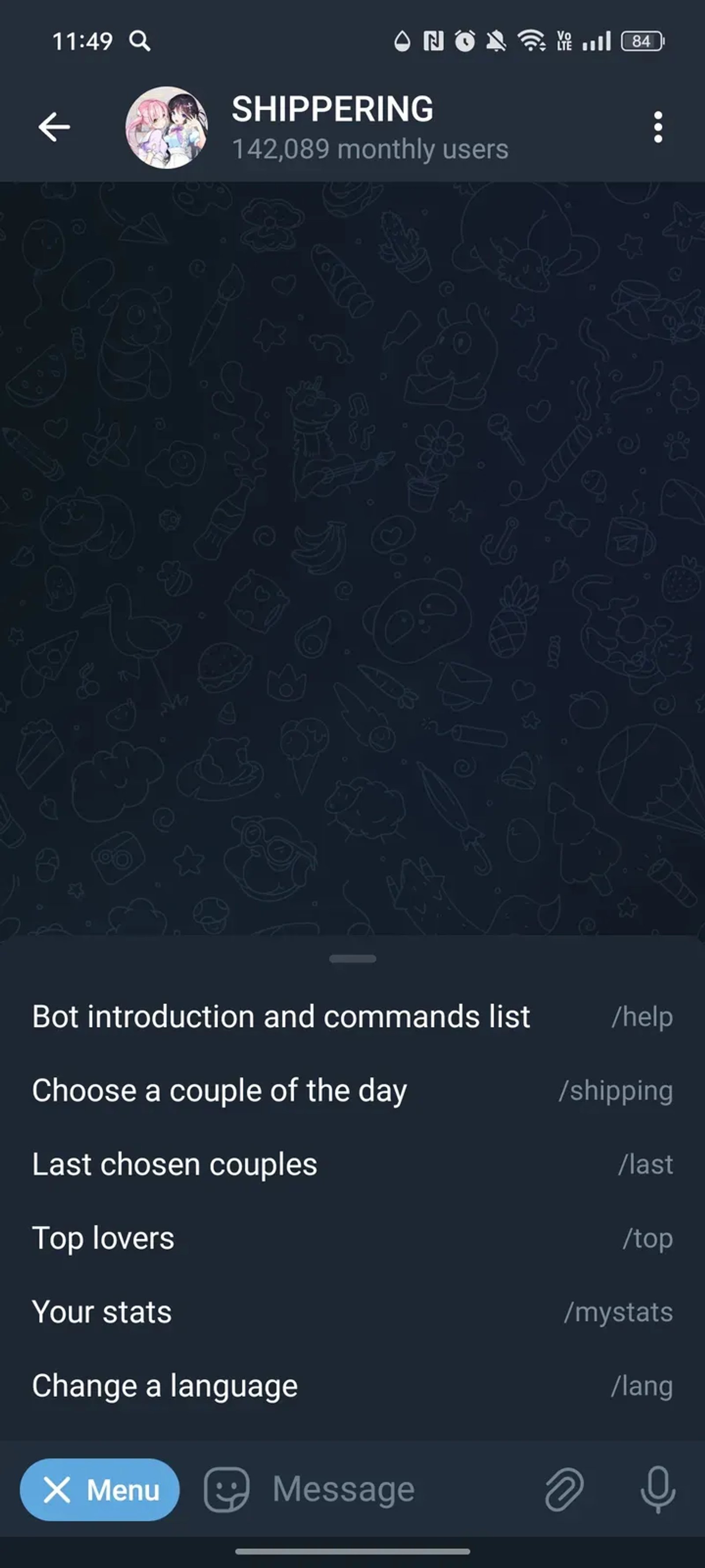 SHIPPERING в Телеграм — скриншот 2