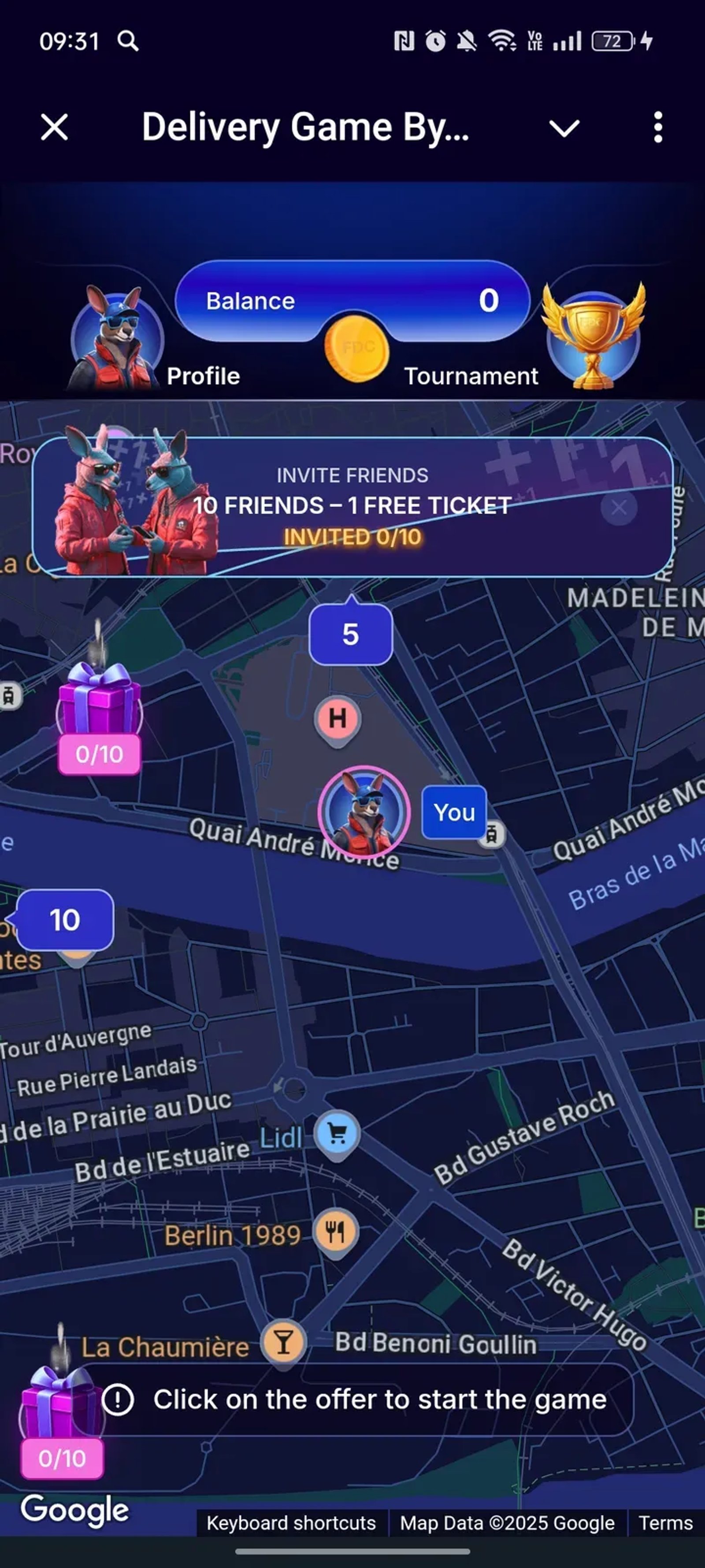 Delivery Game By FooDriver Telegram Screenshot 1