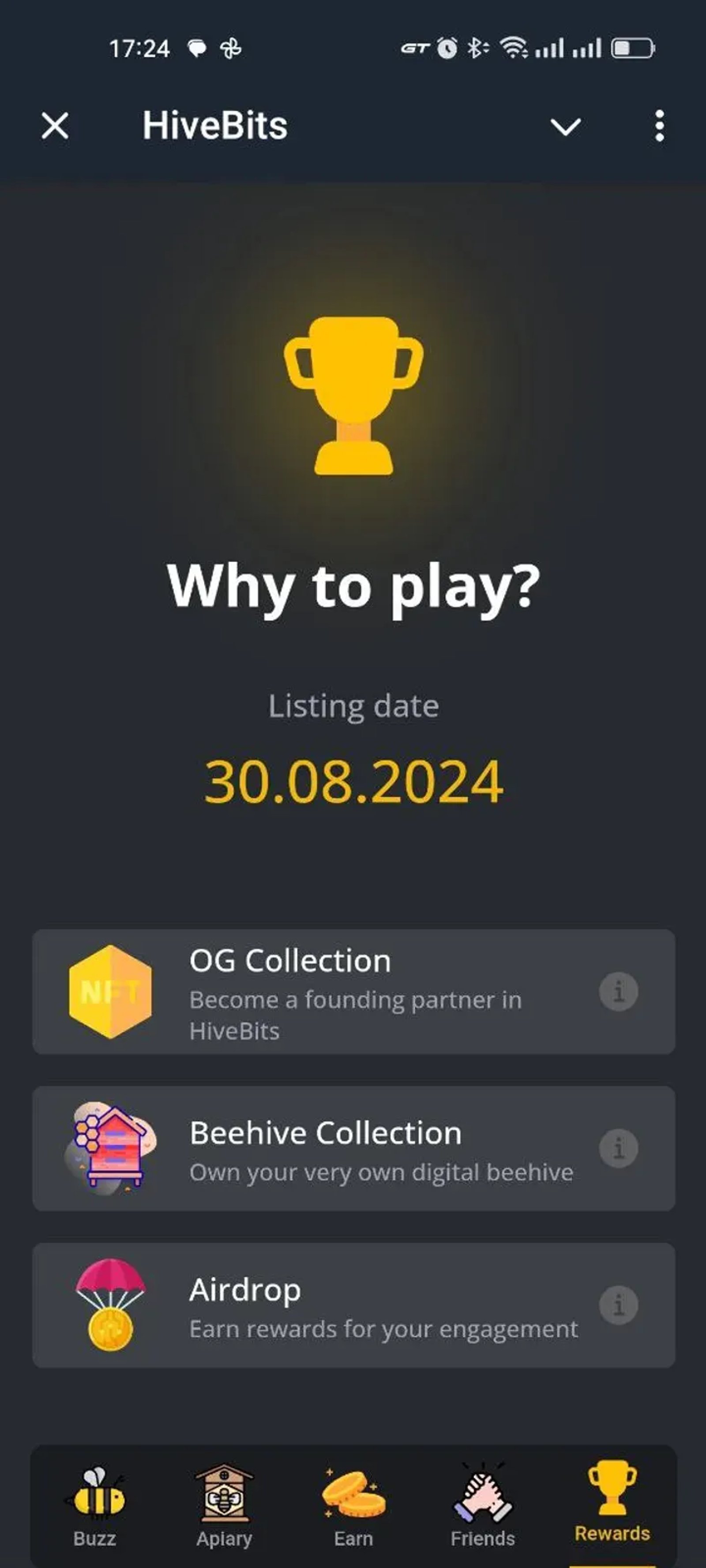 HiveBits в Телеграм — скриншот 2