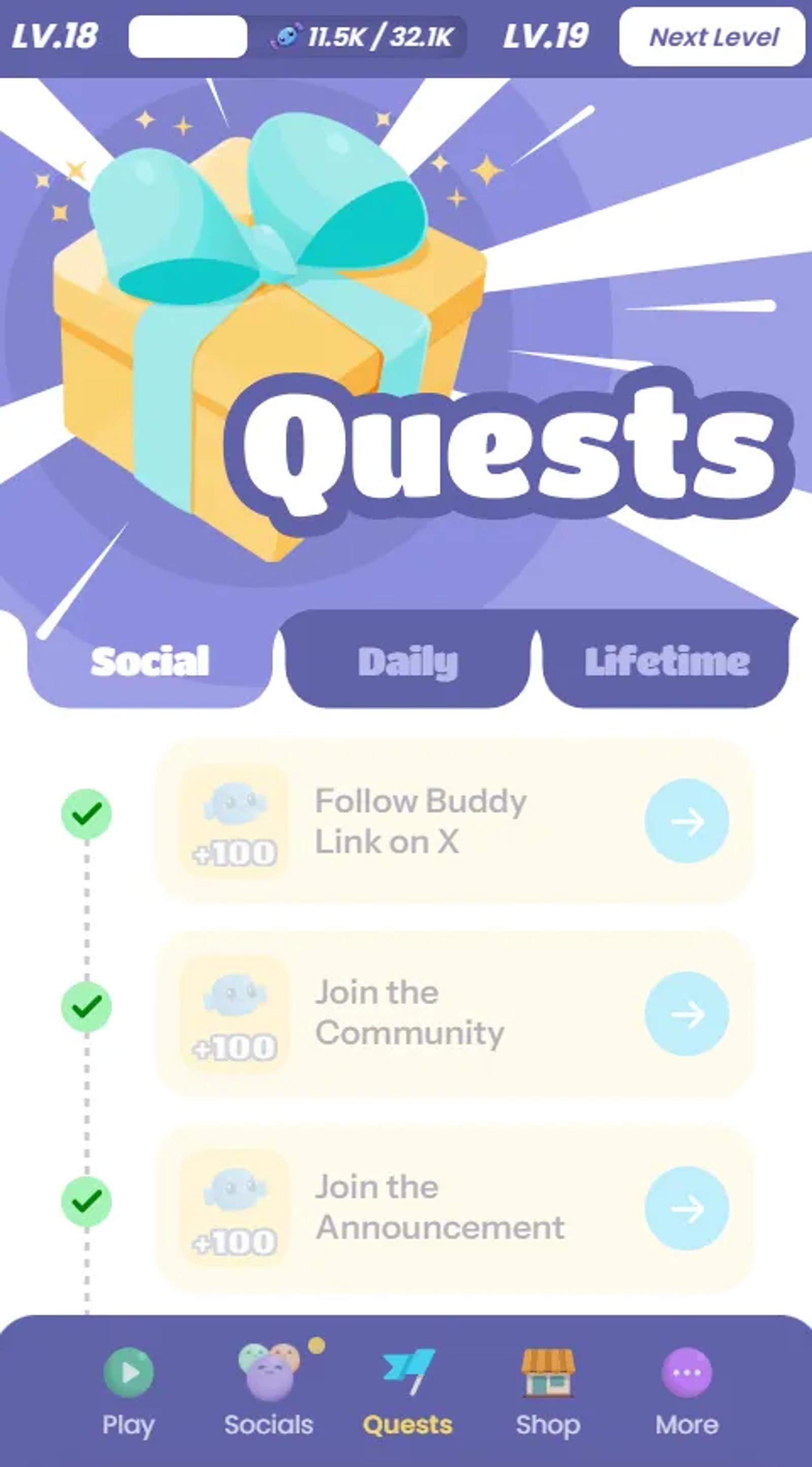 Candy Quest в Телеграм — скриншот 5