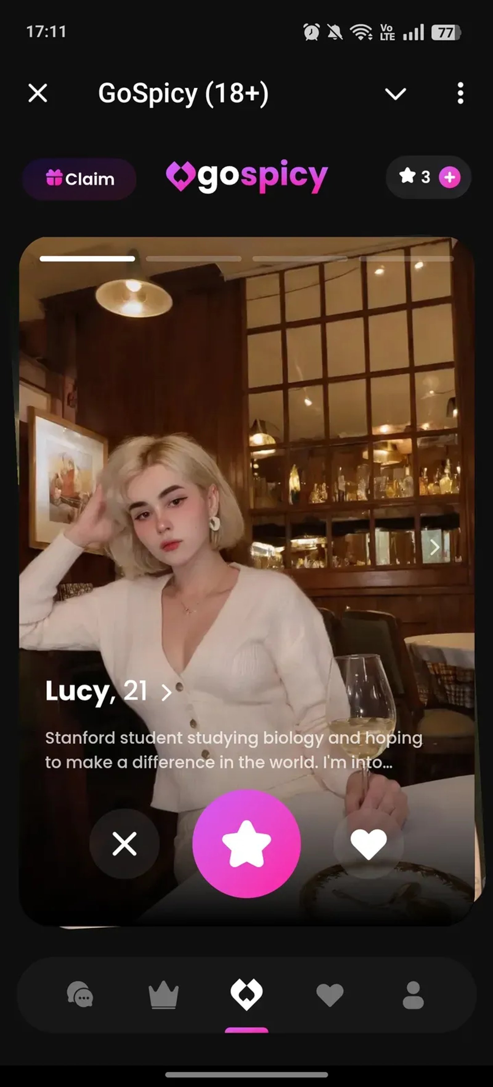 GoSpicy (18+) Telegram Screenshot 1