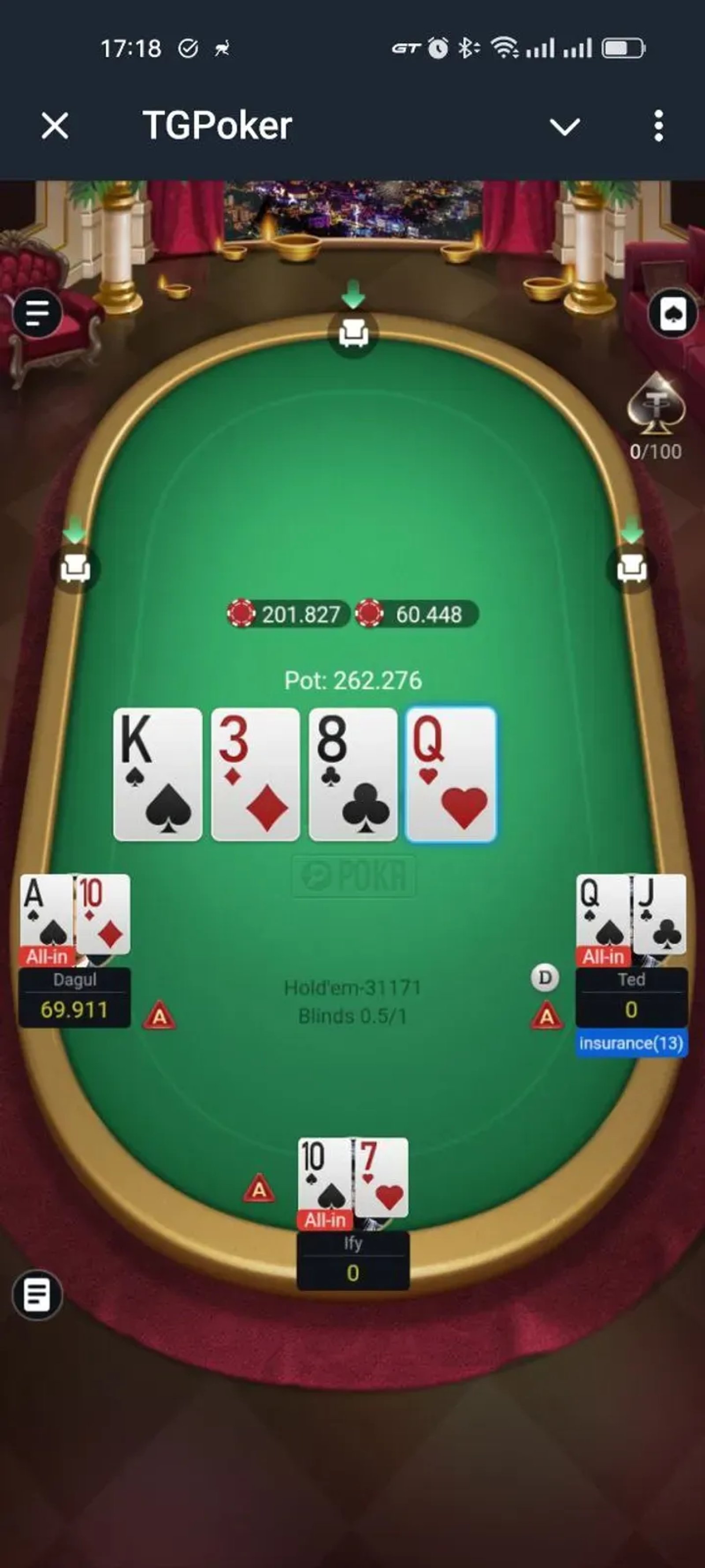TGPoker в Телеграм — скриншот 2