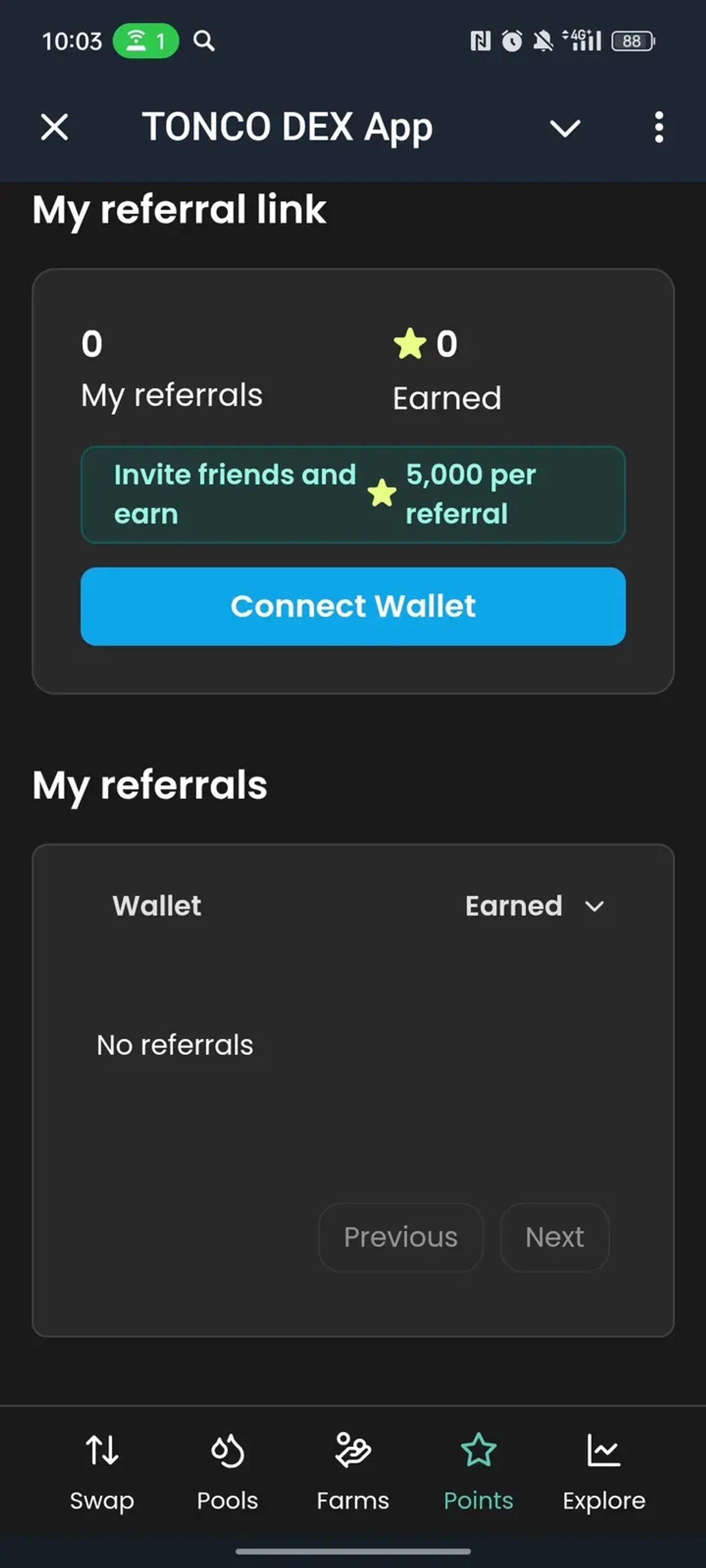 TONCO DEX App в Телеграм — скриншот 4