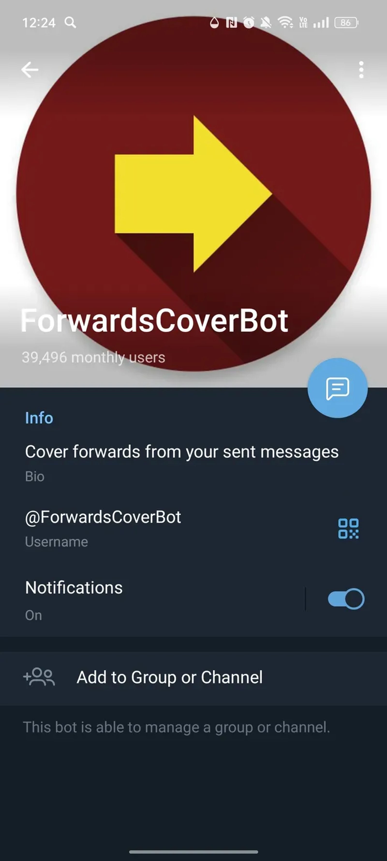 ForwardsCoverBot в Телеграм — скриншот 4