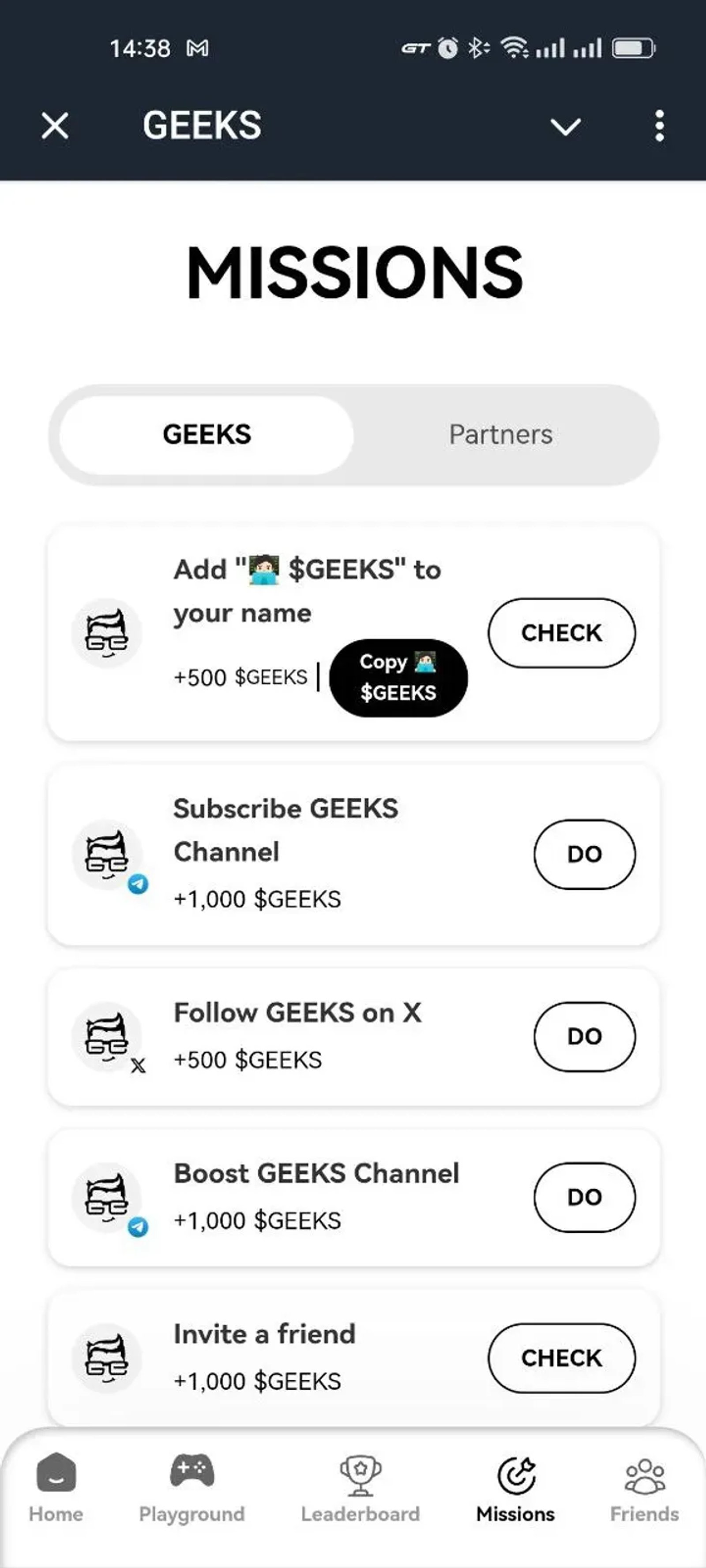 GEEKS Telegram Screenshot 3