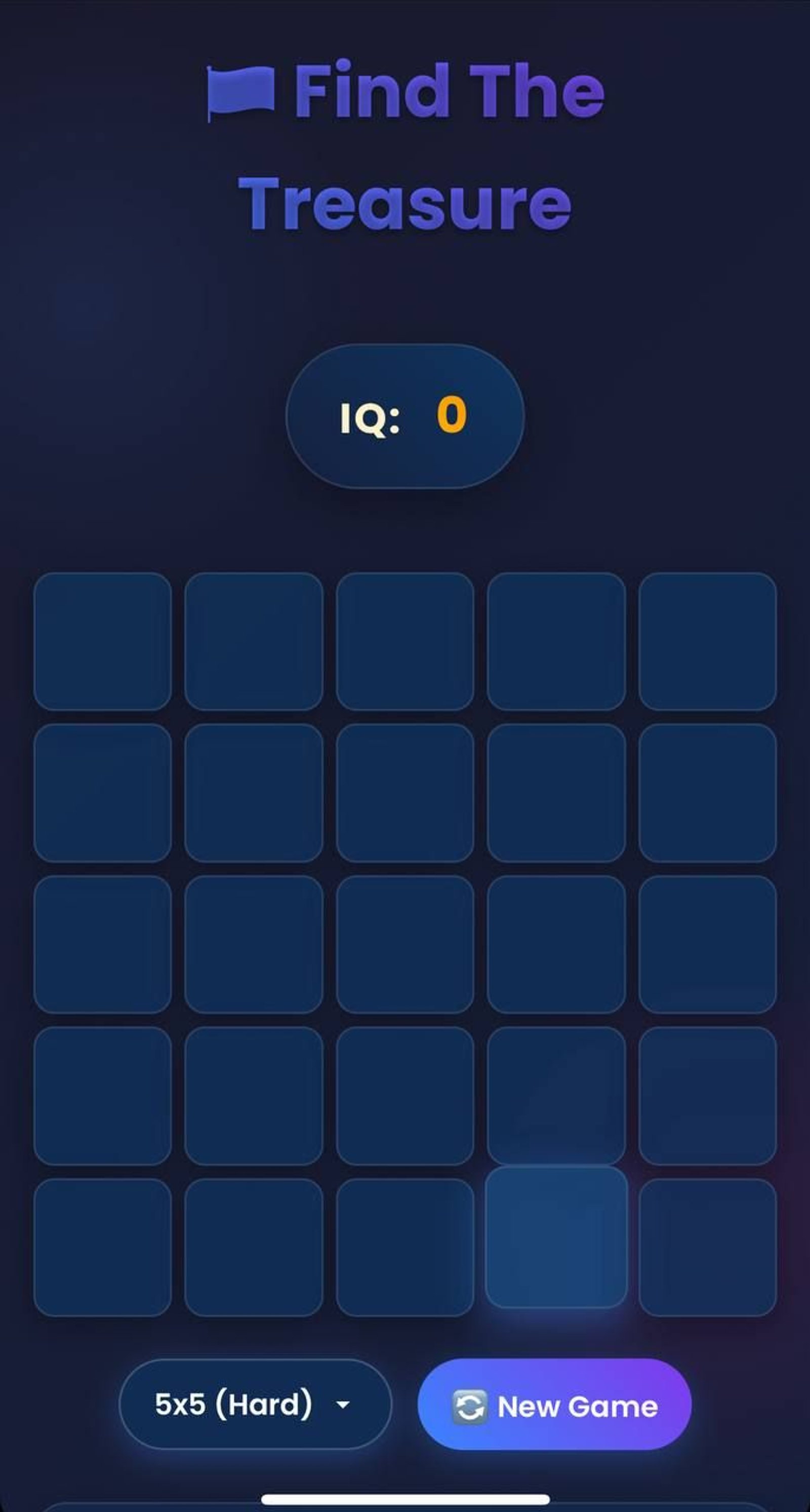 Treasure Hunt Game в Telegram — скриншот 1