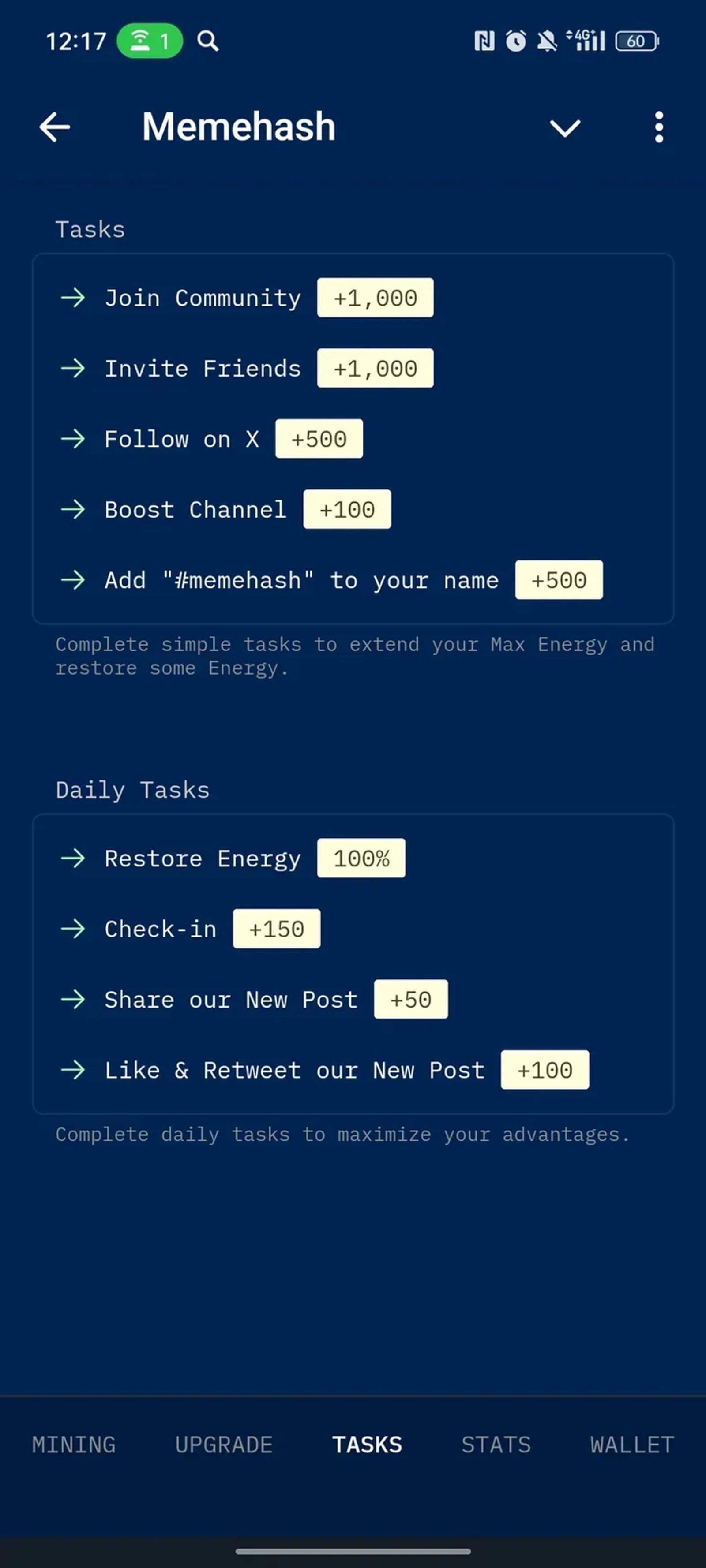 Memehash в Телеграм — скриншот 3
