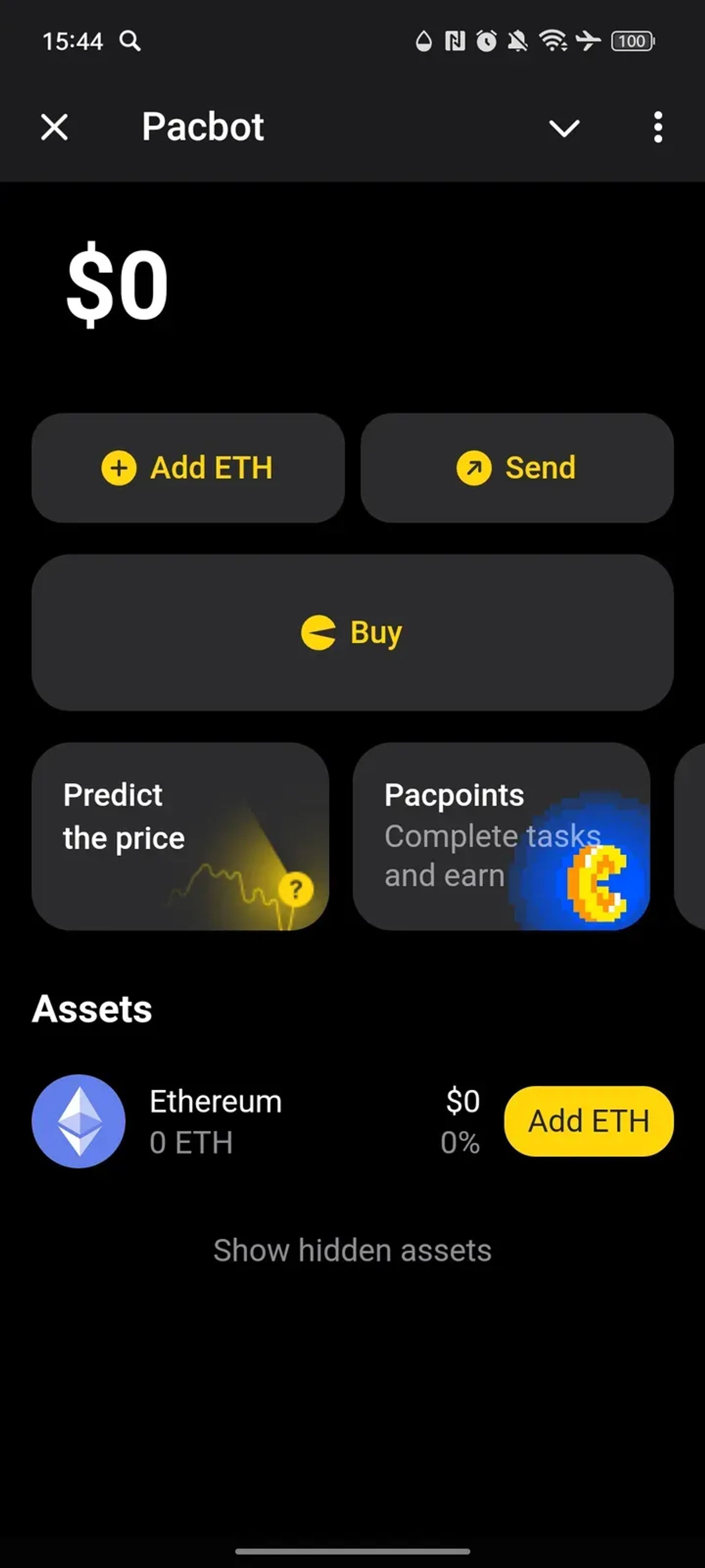 Pacbot Telegram Screenshot 1