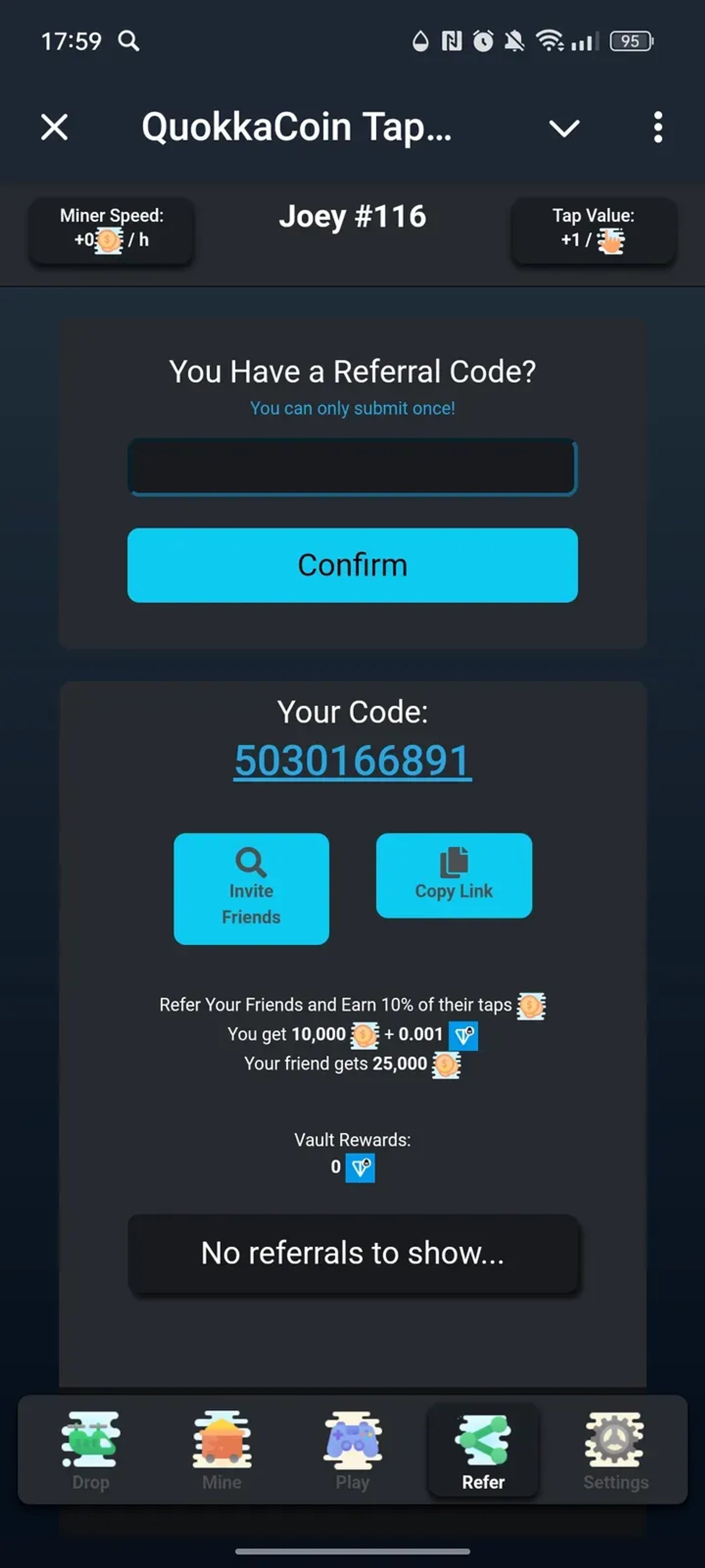 QuokkaCoin Tap Bot в Телеграм — скриншот 4