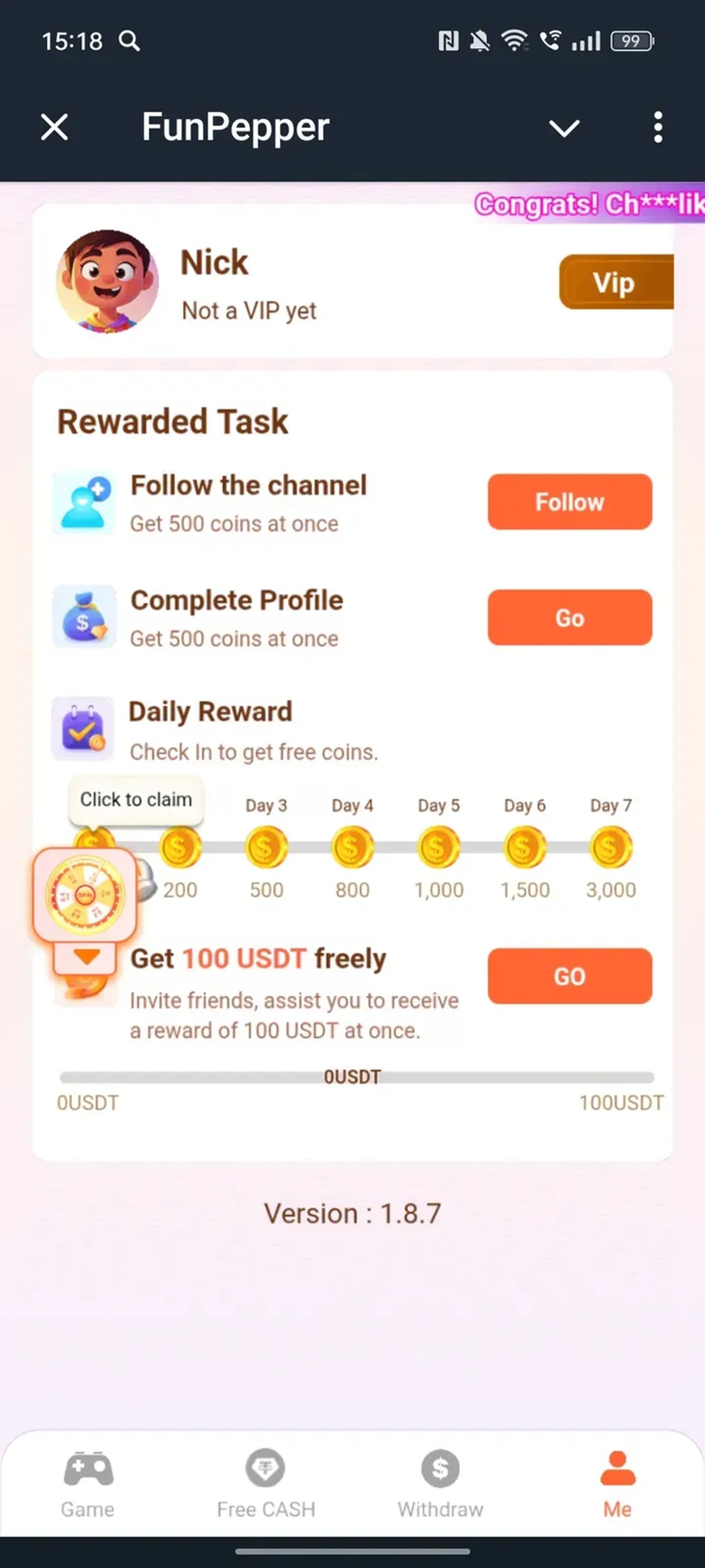 FunPepper в Телеграм — скриншот 3