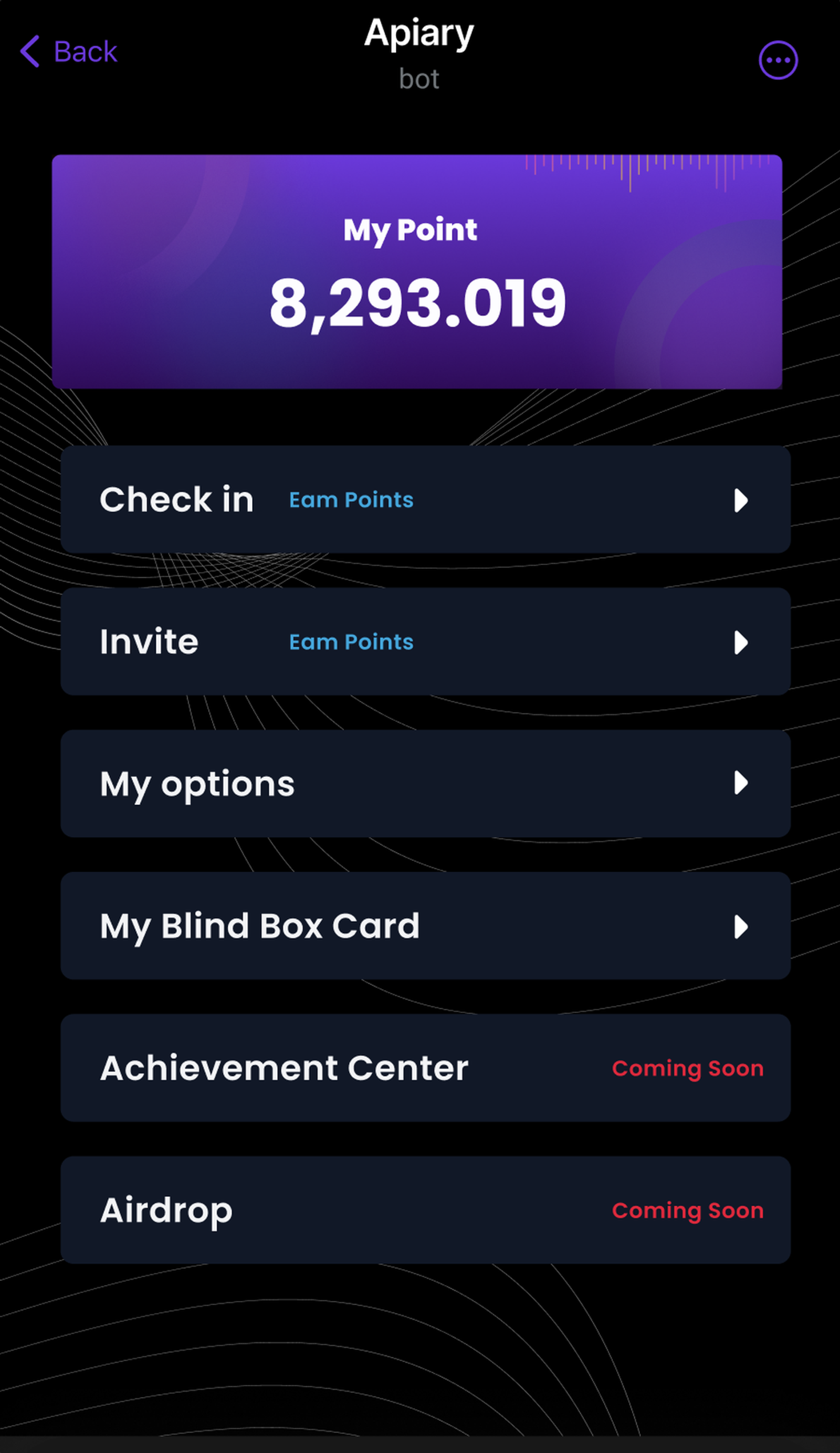 Apiary в Телеграм — скриншот 5