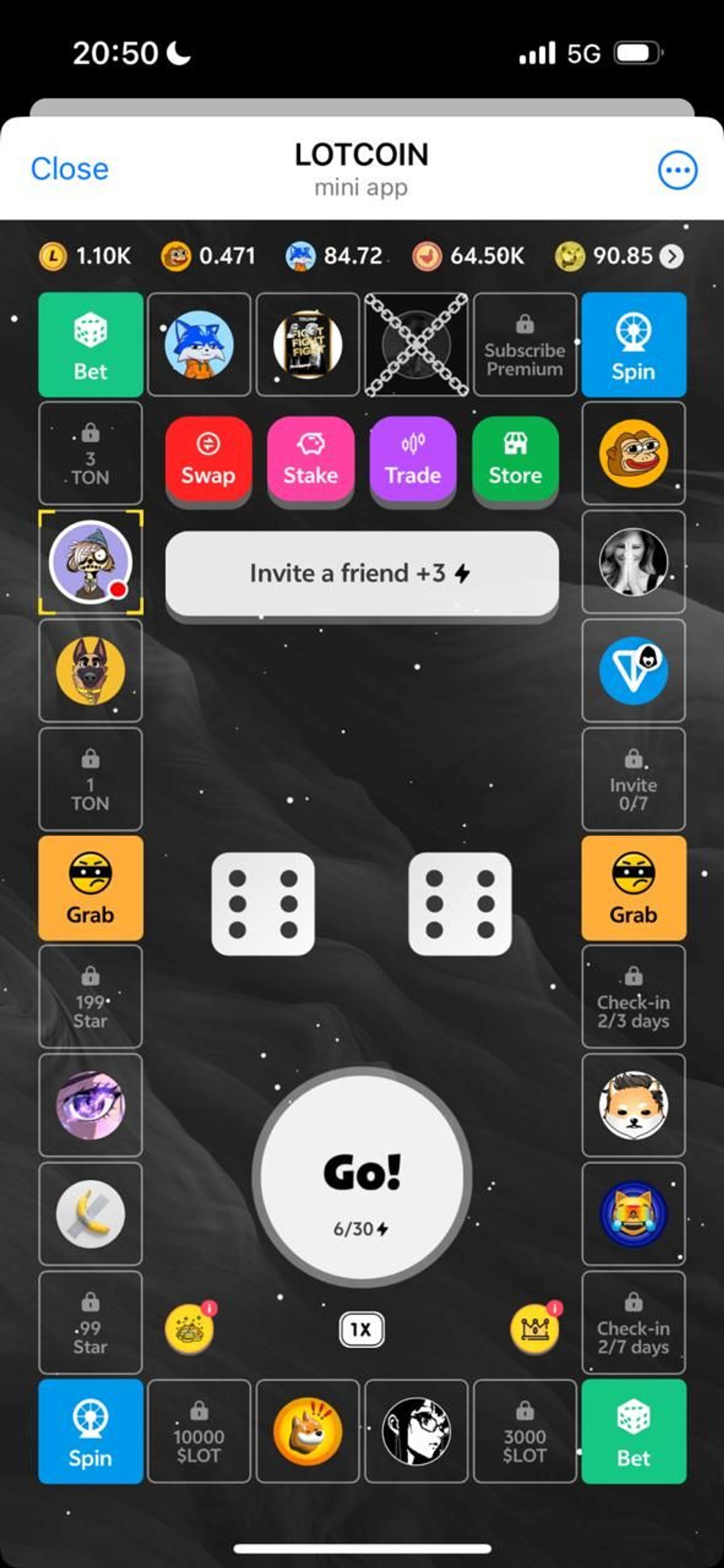 LOTCOIN Telegram Screenshot 2